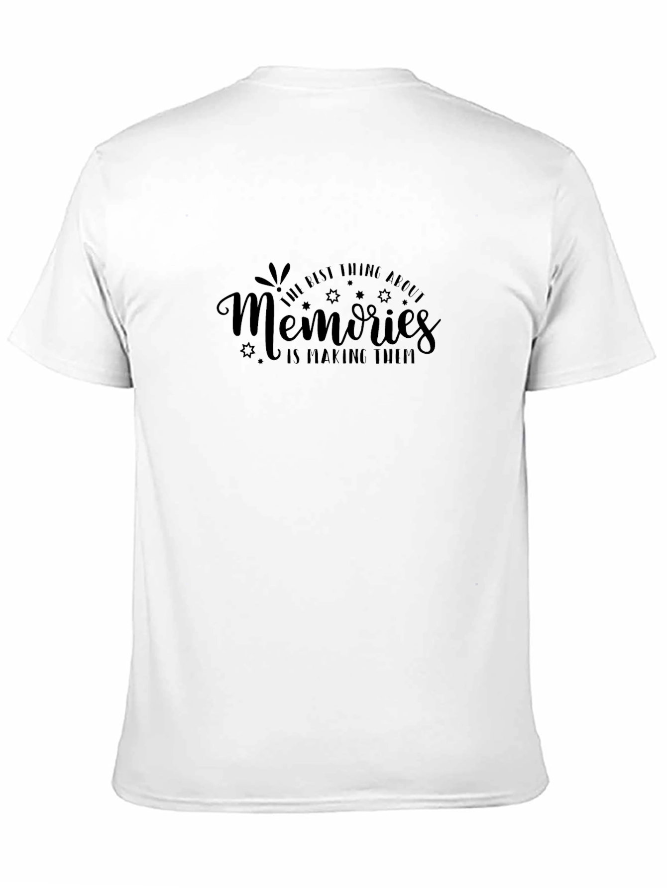 Memories T-Shirt - Black Crew Neck