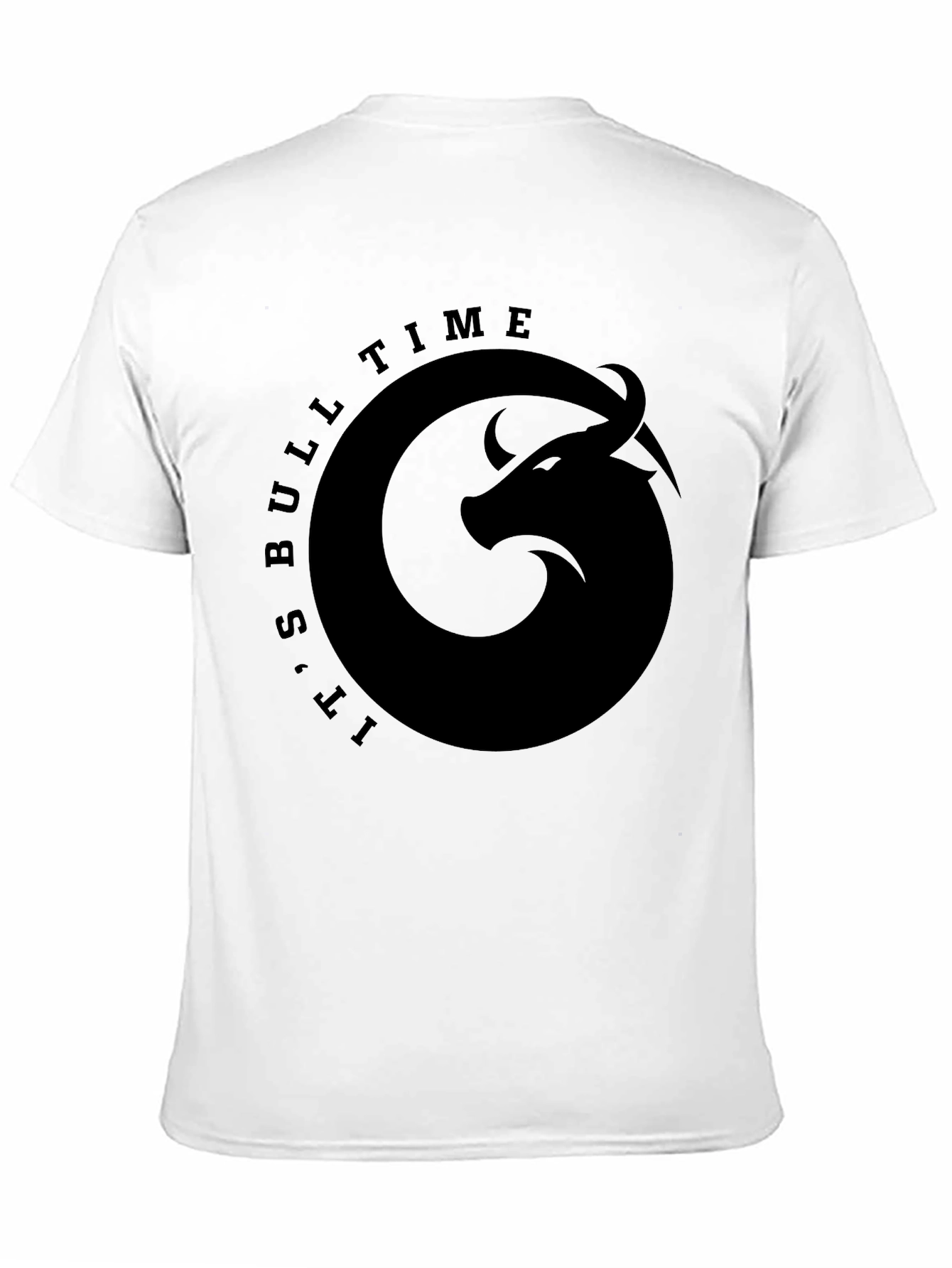 Its Bull Time Graphic Tee - Mens Black T-Shirt