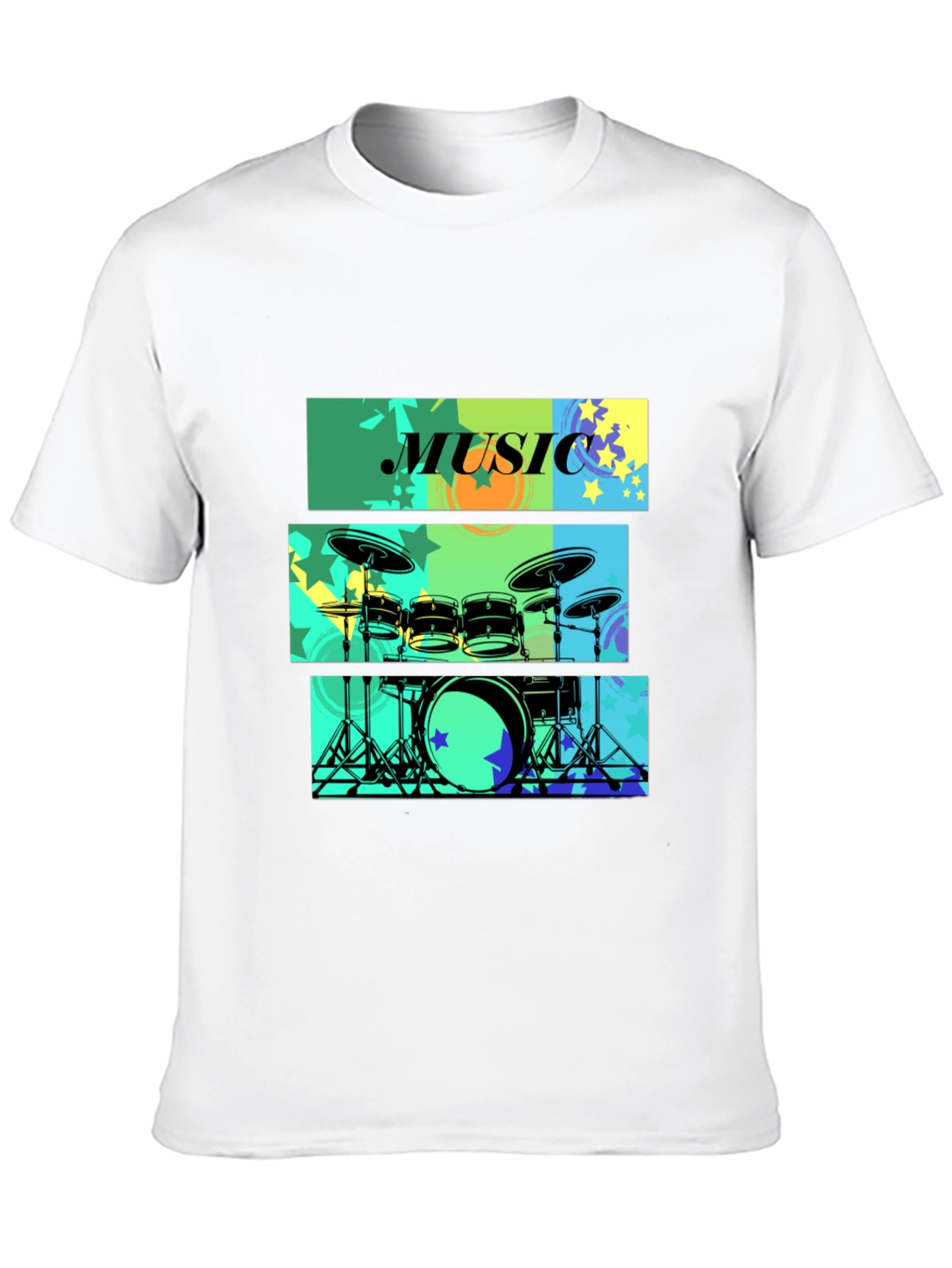 Music Drums T-Shirt - Stylish Graphic Tee