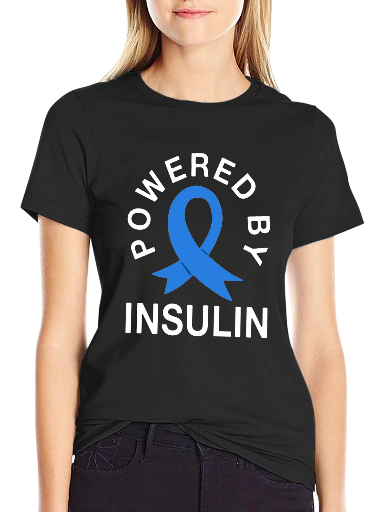 Powered By Insulin Awareness T-Shirt