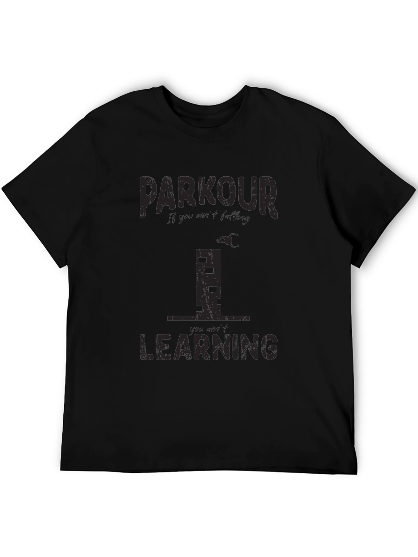 Parkour-Themed Graphic T-Shirt