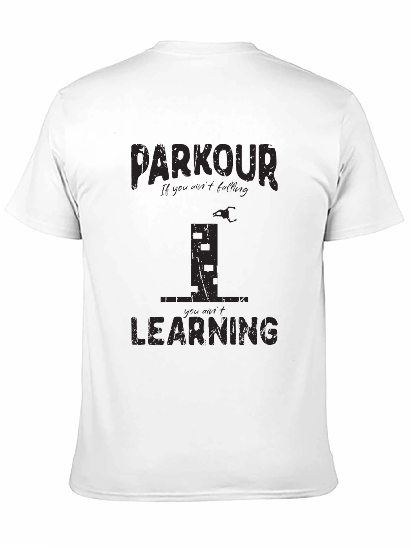 Parkour-Themed Graphic T-Shirt