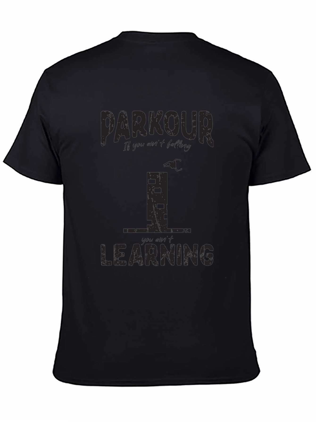 Parkour-Themed Graphic T-Shirt