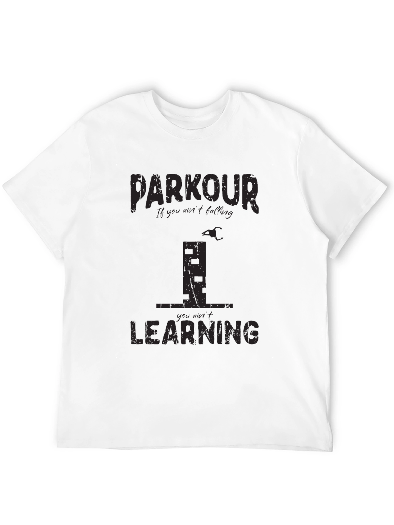 Parkour-Themed Graphic T-Shirt