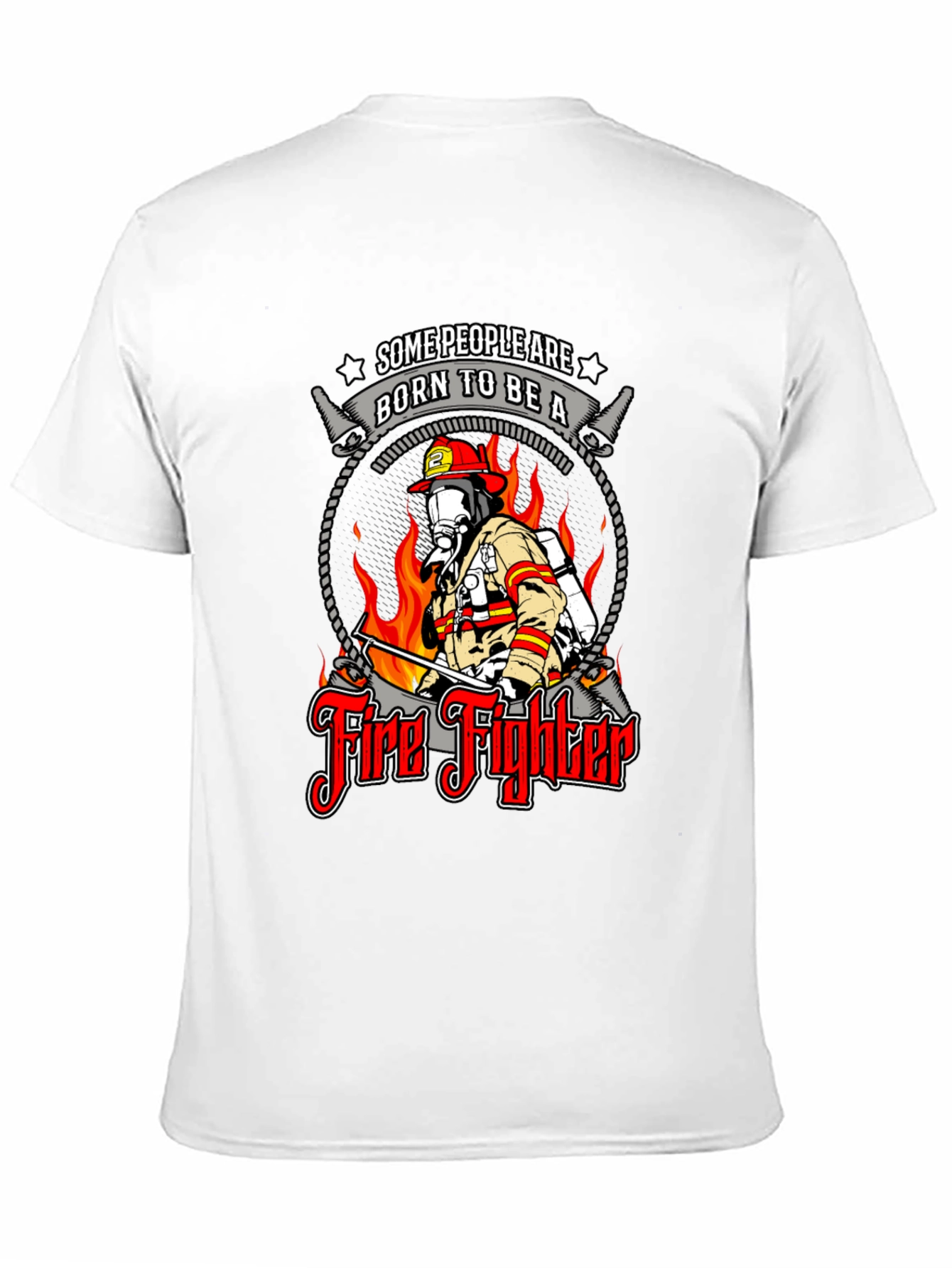 Born to Be a Firefighter Graphic T-Shirt
