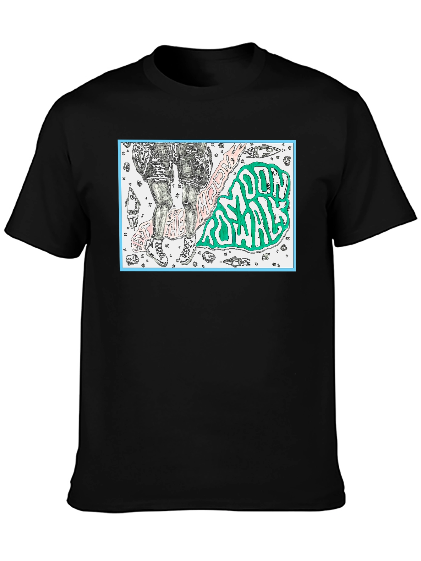 Beat the Moon Youth Royale Black Graphic T-Shirt