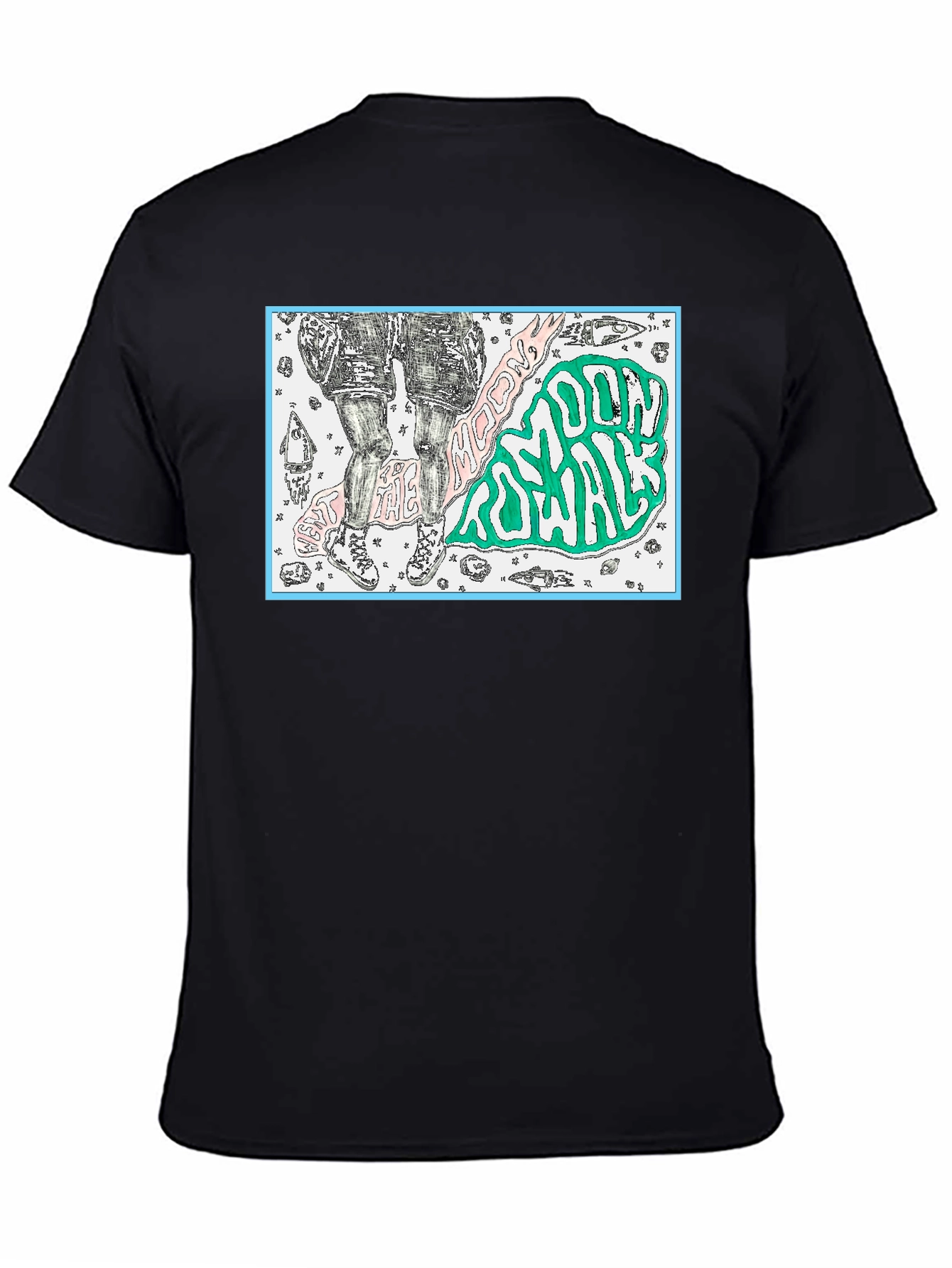 Beat the Moon Youth Royale Black Graphic T-Shirt