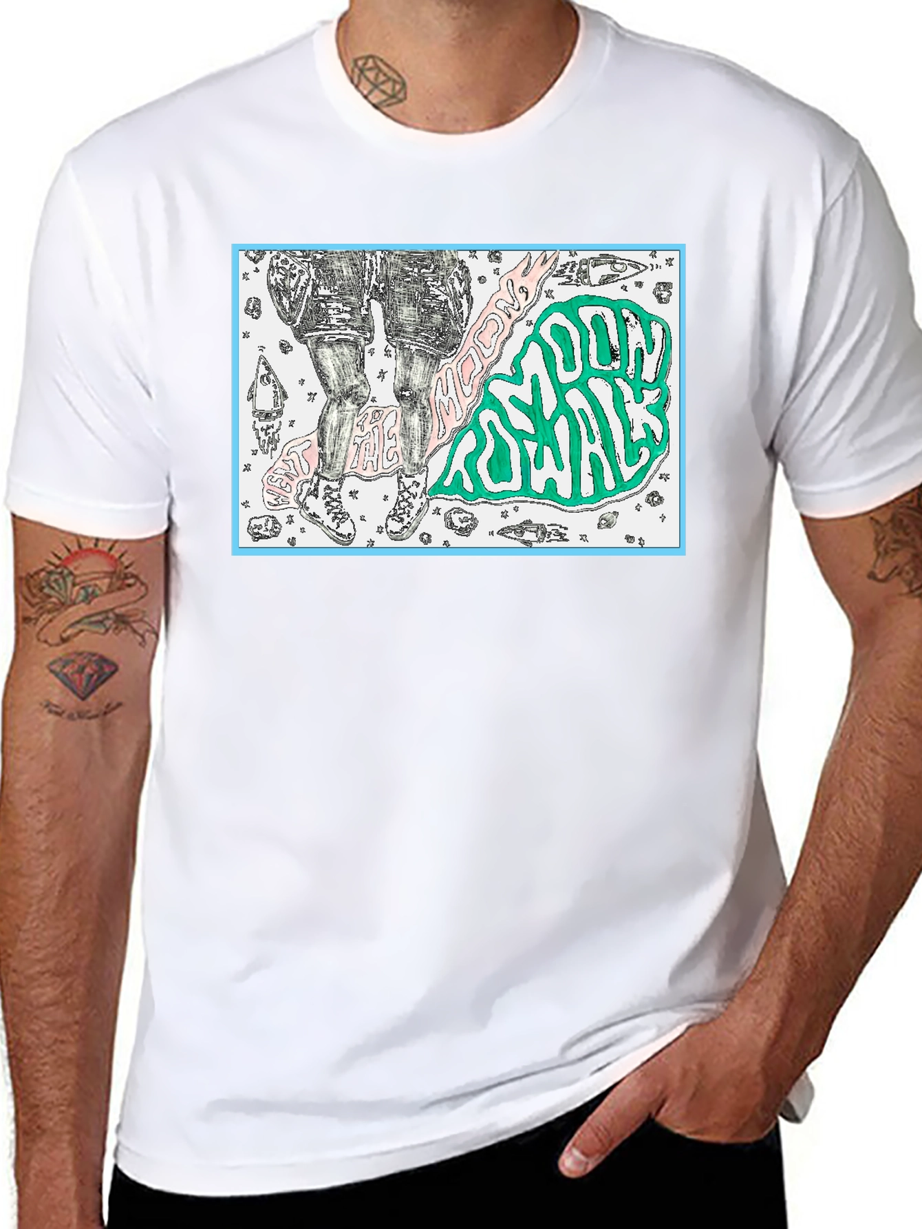 Beat the Moon Youth Royale Black Graphic T-Shirt