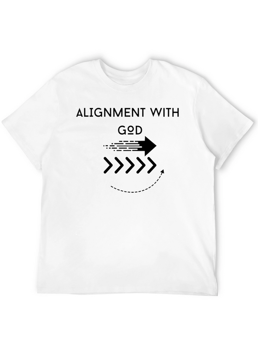 Alignment With God Black Graphic Tee