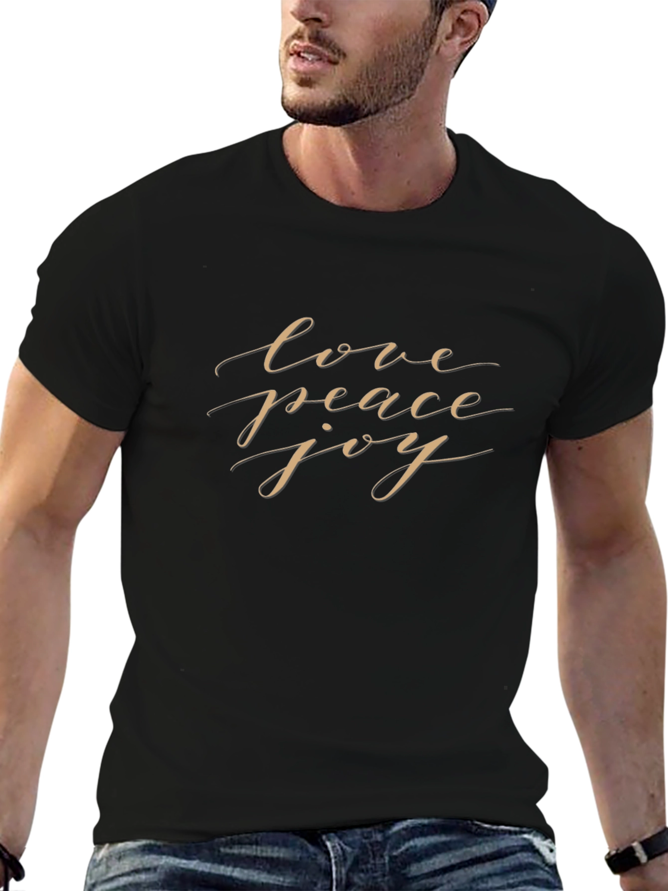 Love Peace Joy T-Shirt - Positive Vibes Apparel