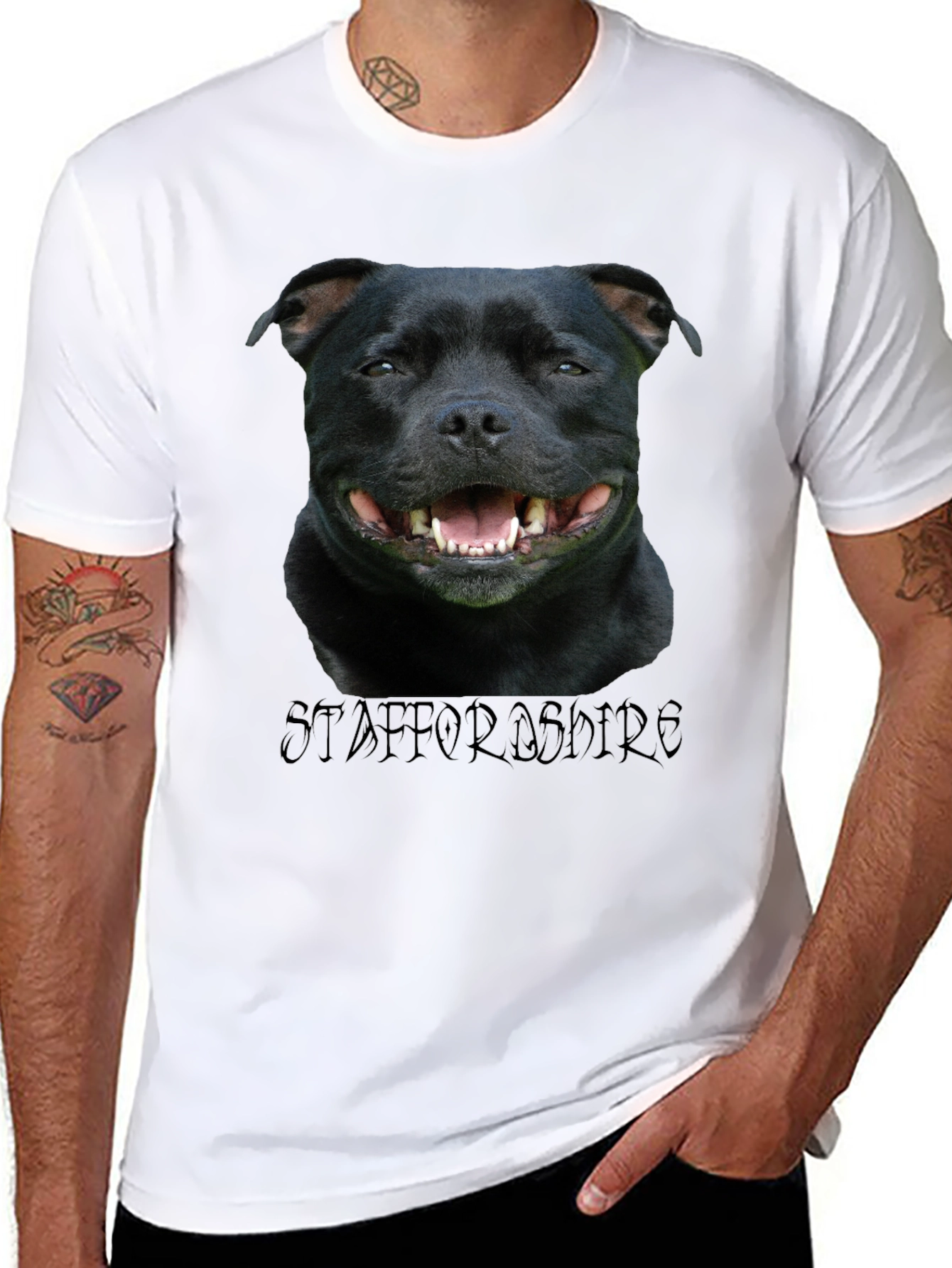 Staffordshire Bull Terrier Graphic T-Shirt