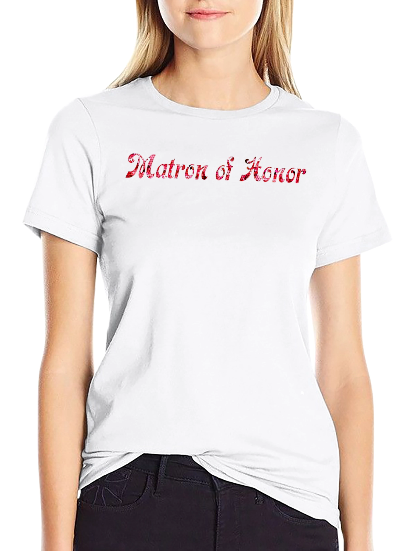Matron of Honor Sparkle T-Shirt