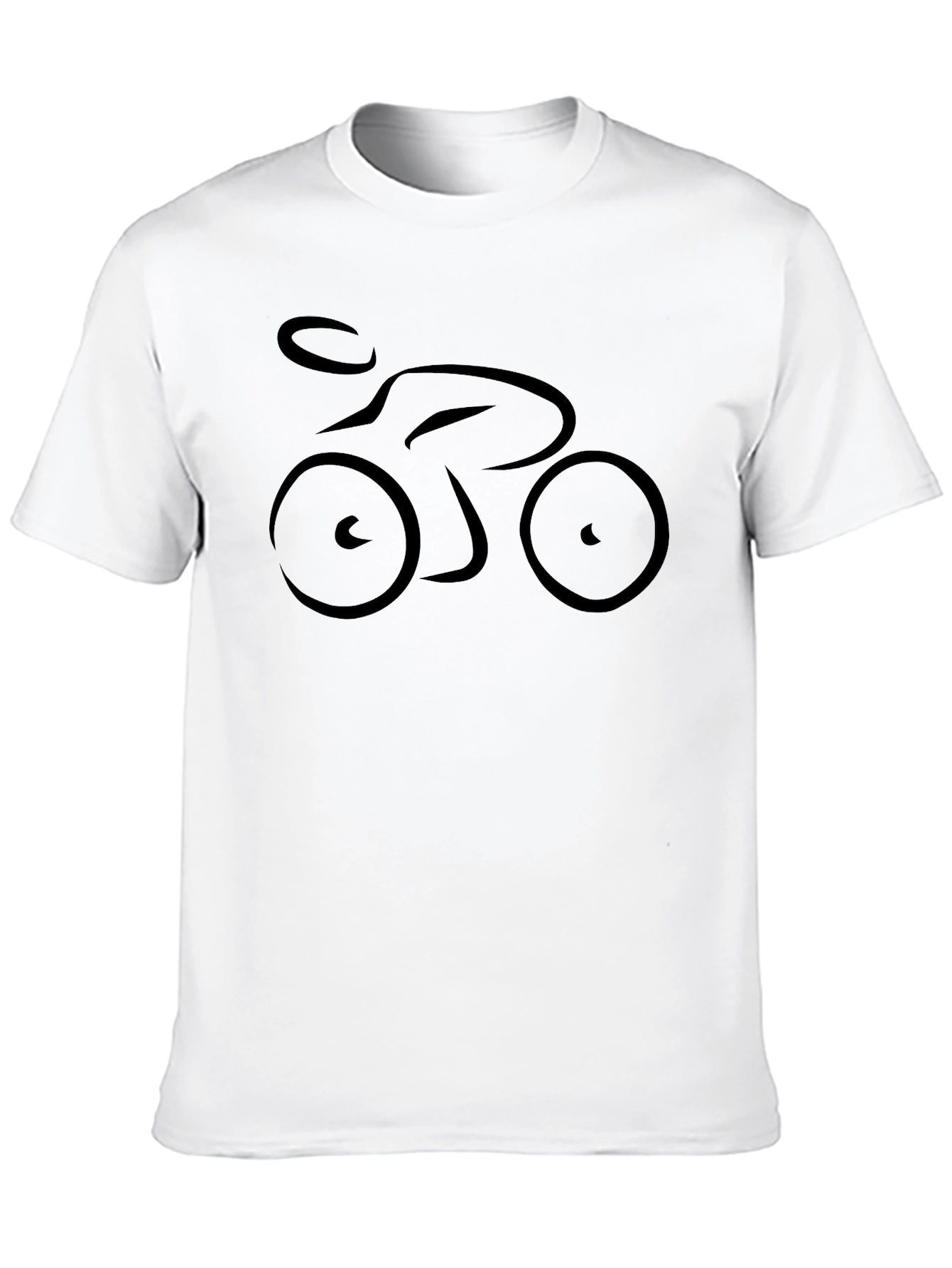 Biker T-Shirt - Minimalist Cycling Design