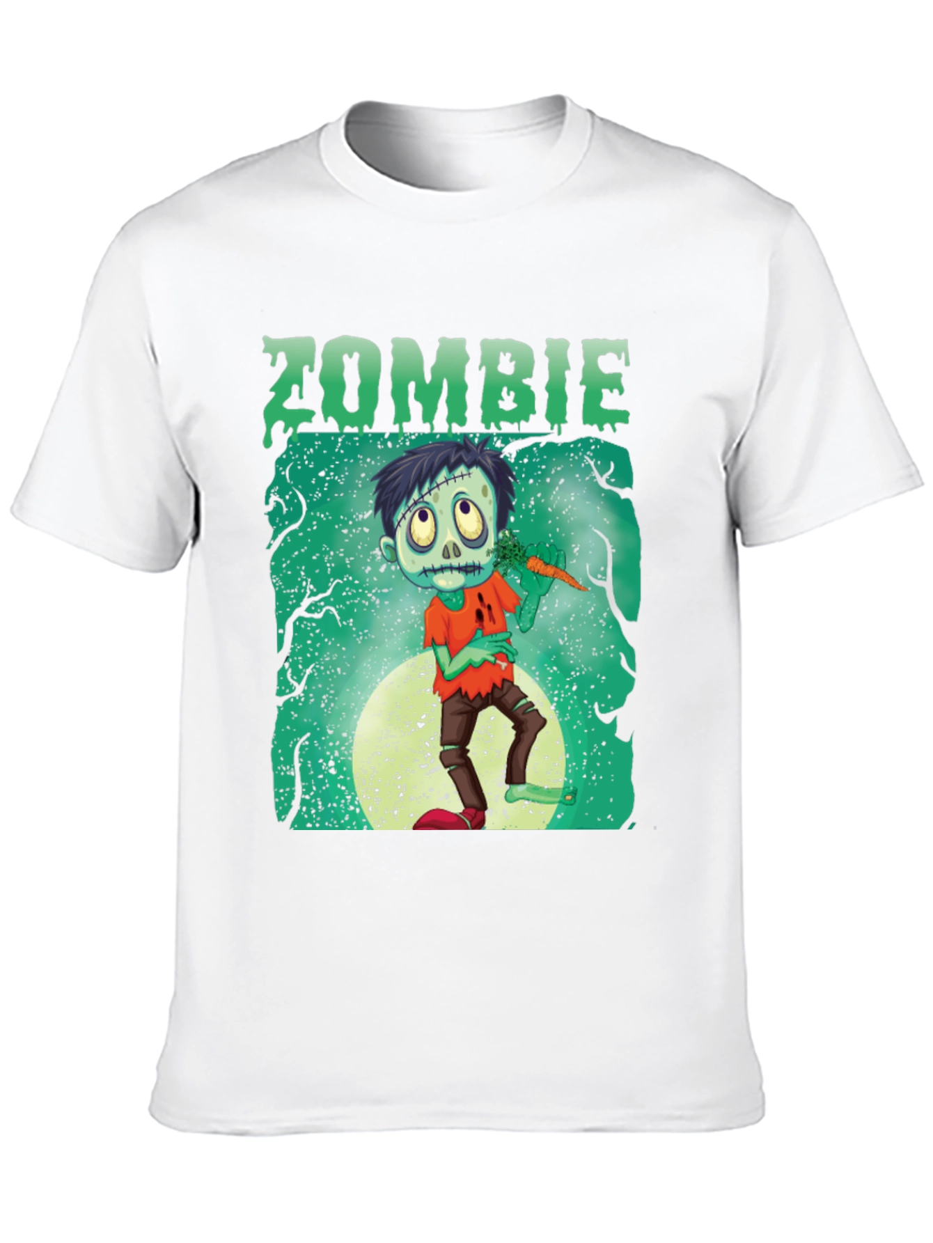 Zombie Carrot Halloween Graphic Tee
