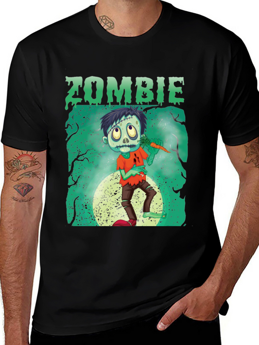 Zombie Carrot Halloween Graphic Tee