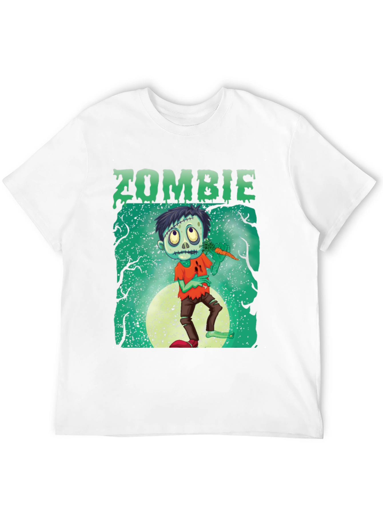 Zombie Carrot Halloween Graphic Tee