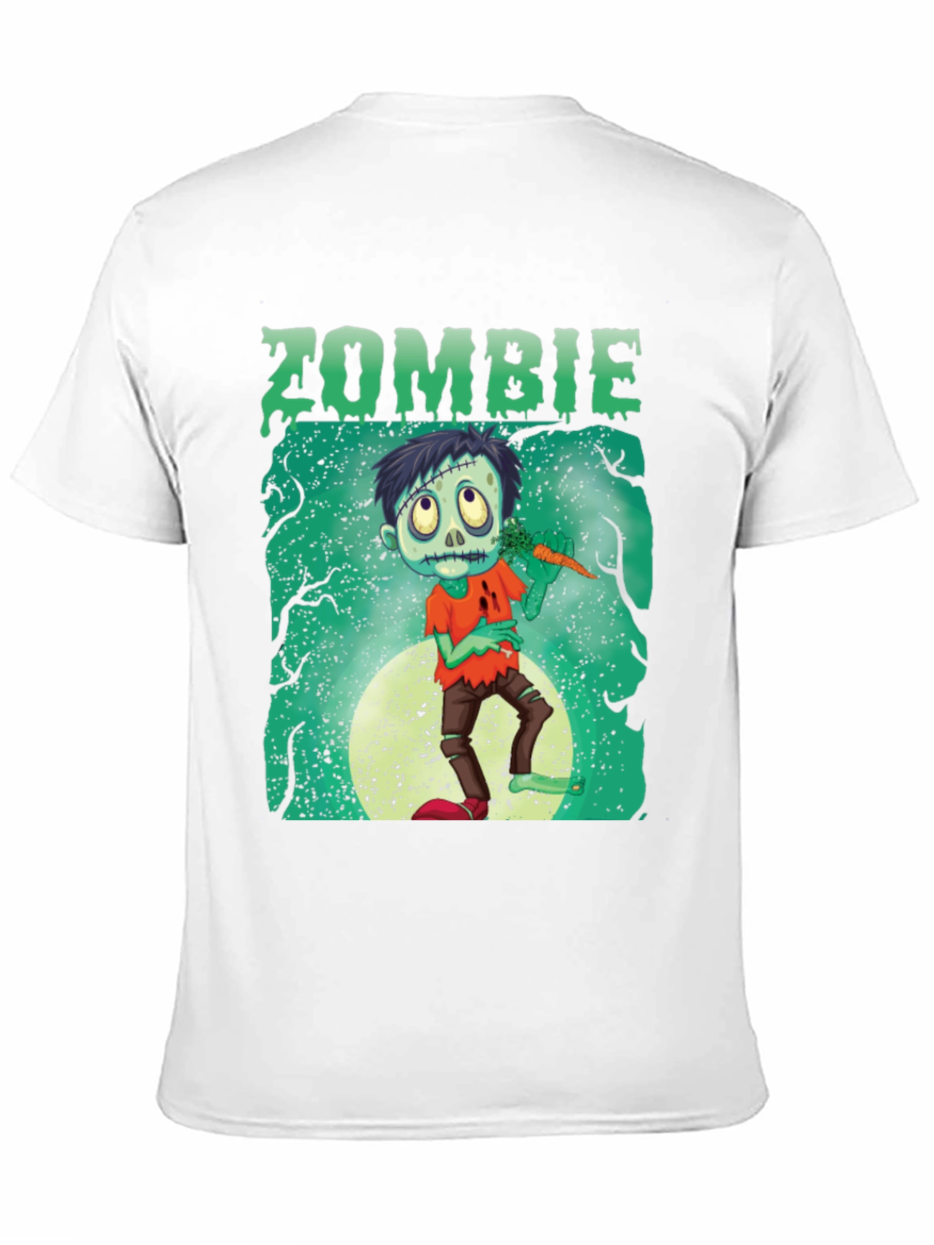 Zombie Carrot Halloween Graphic Tee