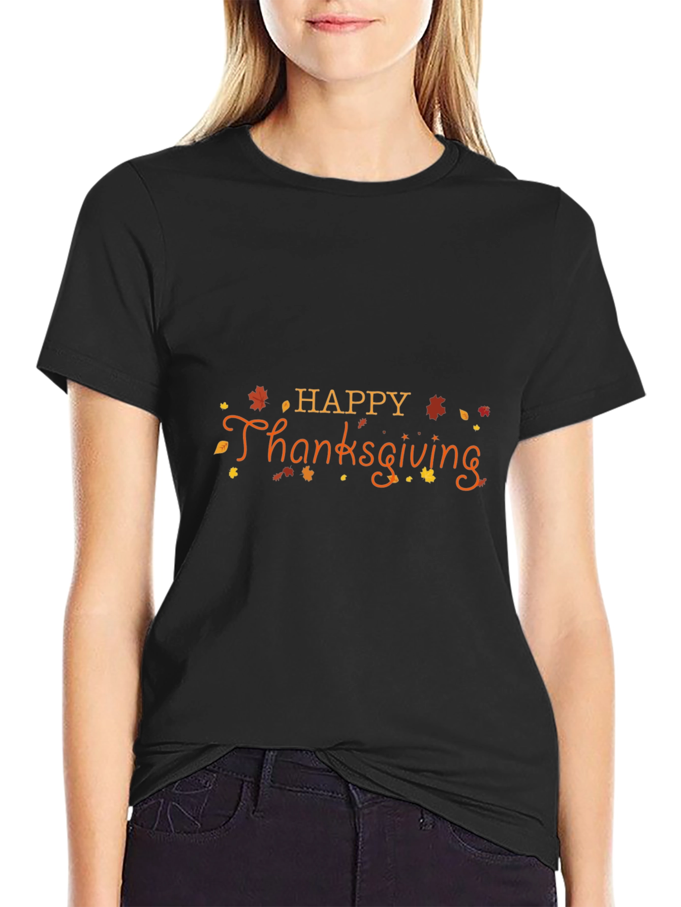 Happy Thanksgiving Graphic T-Shirt