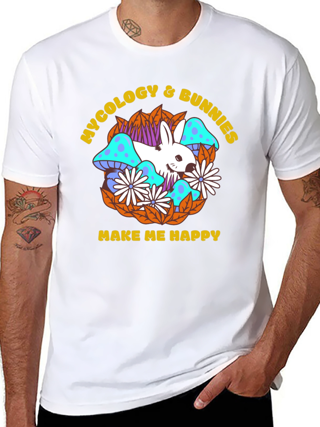Mycology & Bunnies Graphic Tee