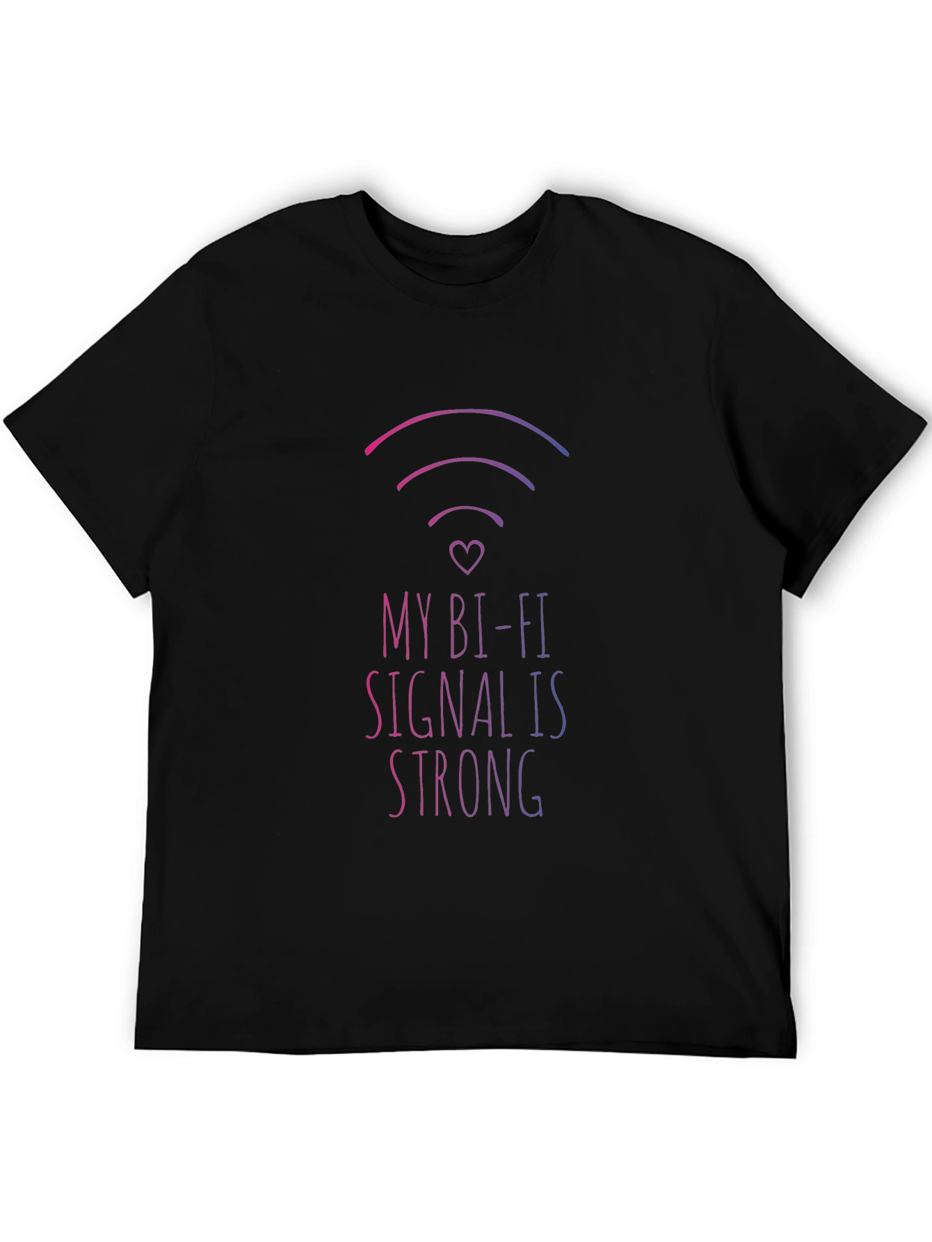 Bi-Fi Signal T-Shirt - Black
