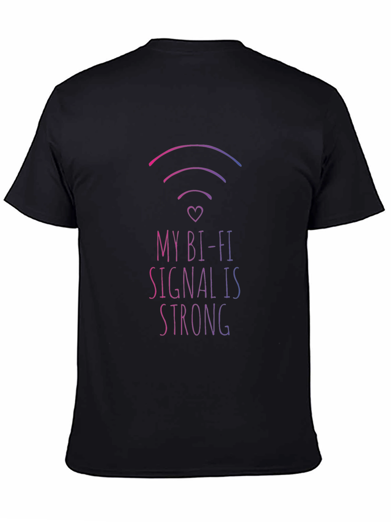 Bi-Fi Signal T-Shirt - Black