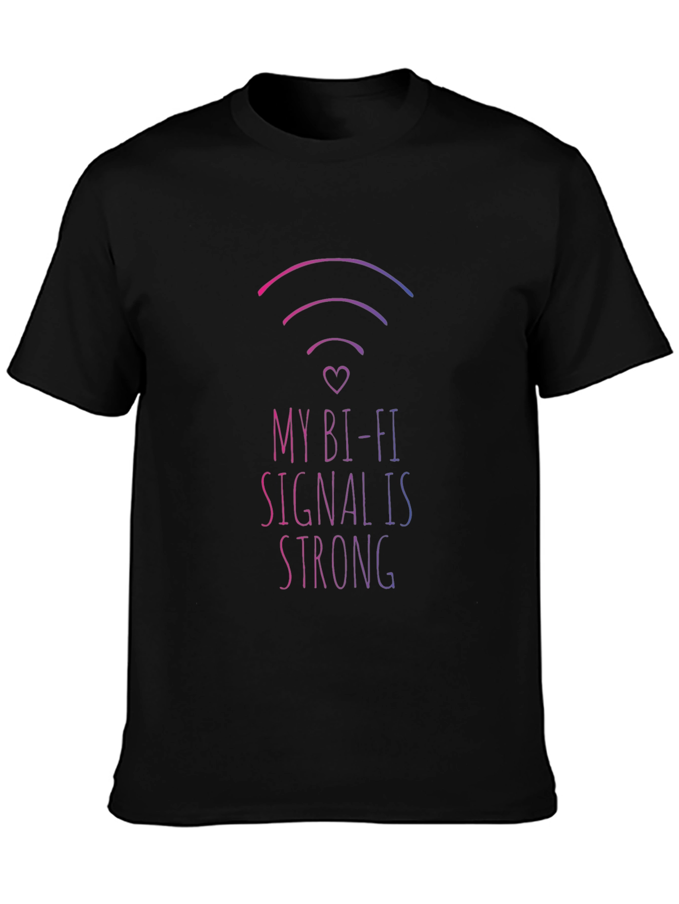 Bi-Fi Signal T-Shirt - Black