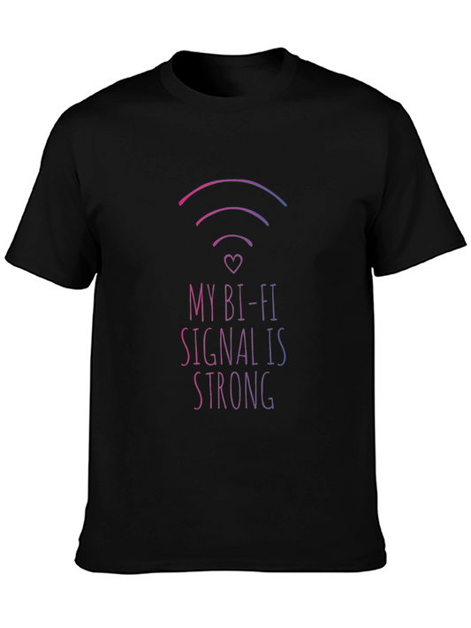 Bi-Fi Signal T-Shirt - Black