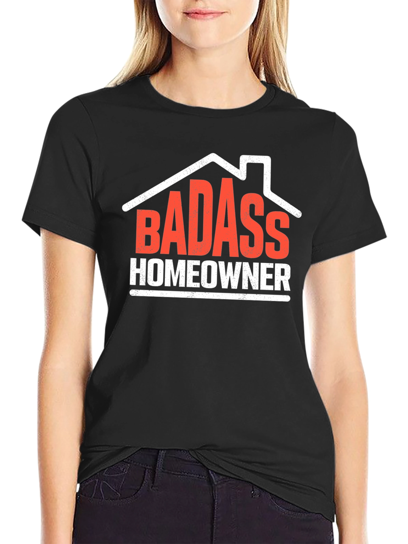 Badass Homeowner Graphic Tee - Black