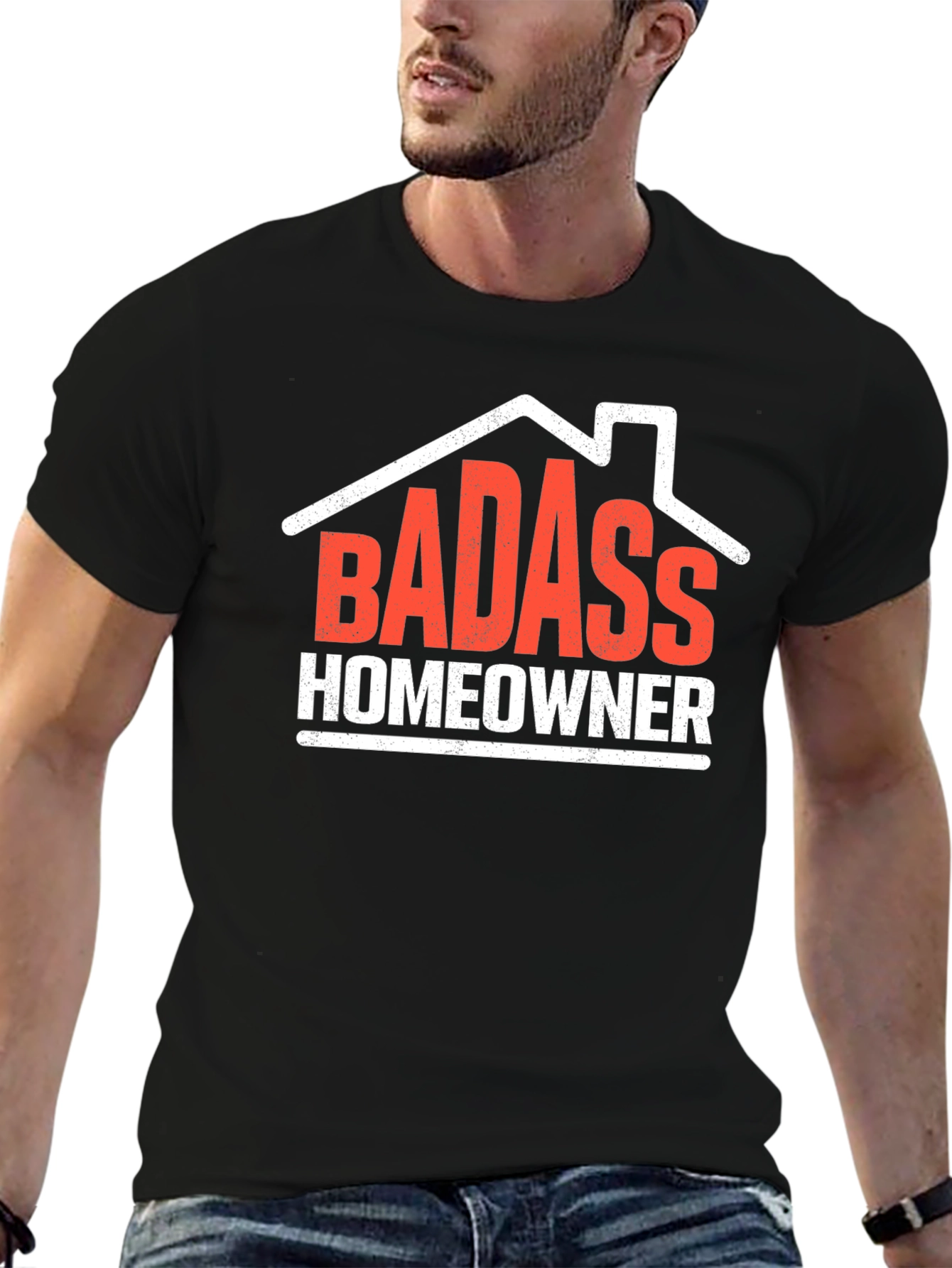 Badass Homeowner Graphic Tee - Black