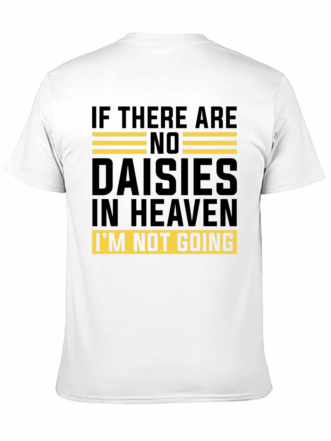 Daisies in Heaven Graphic Tee - Unisex Black T-Shirt