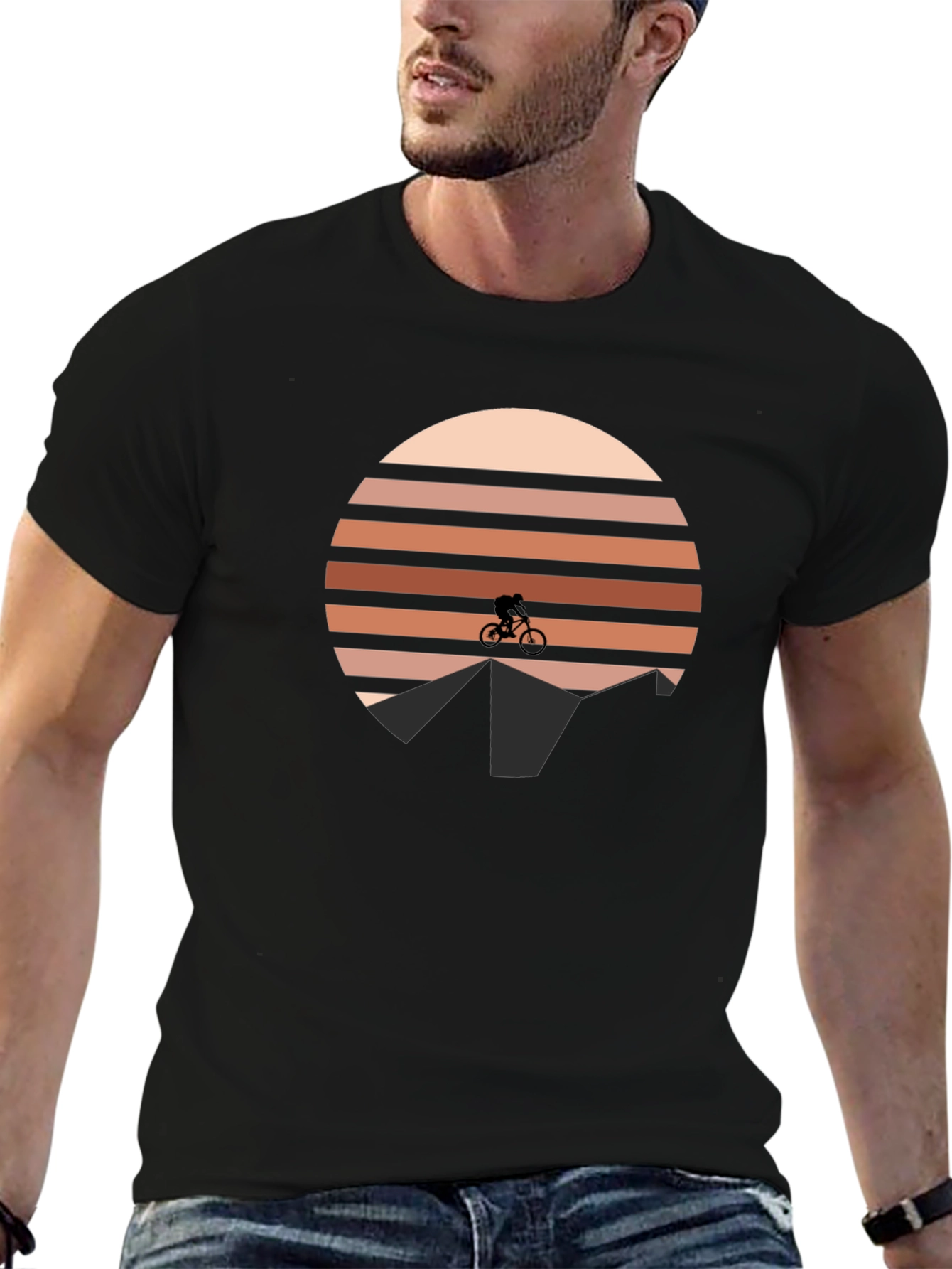 Mountain Bike Sunset Tee