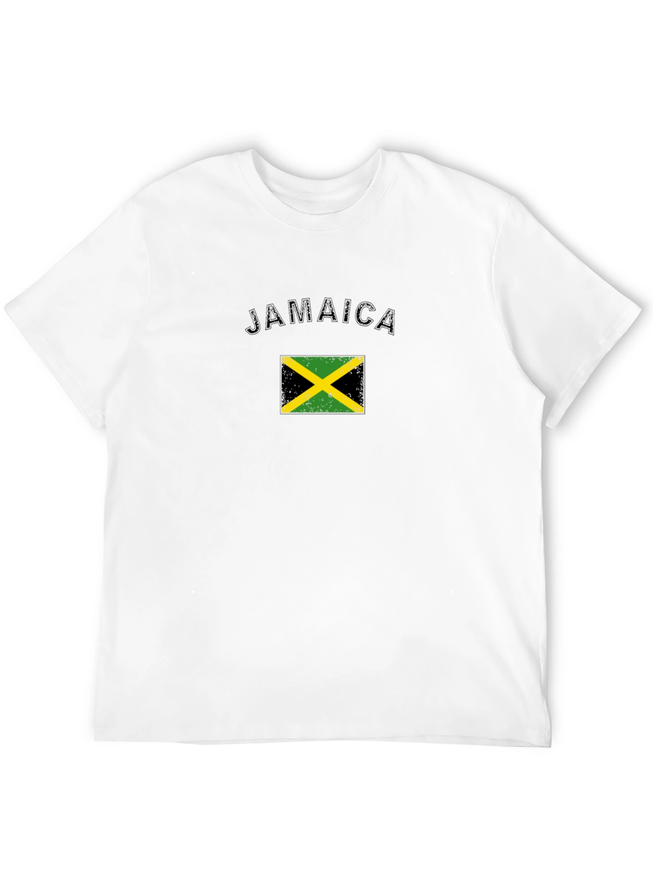 Jamaica Flag Graphic T-Shirt - Black