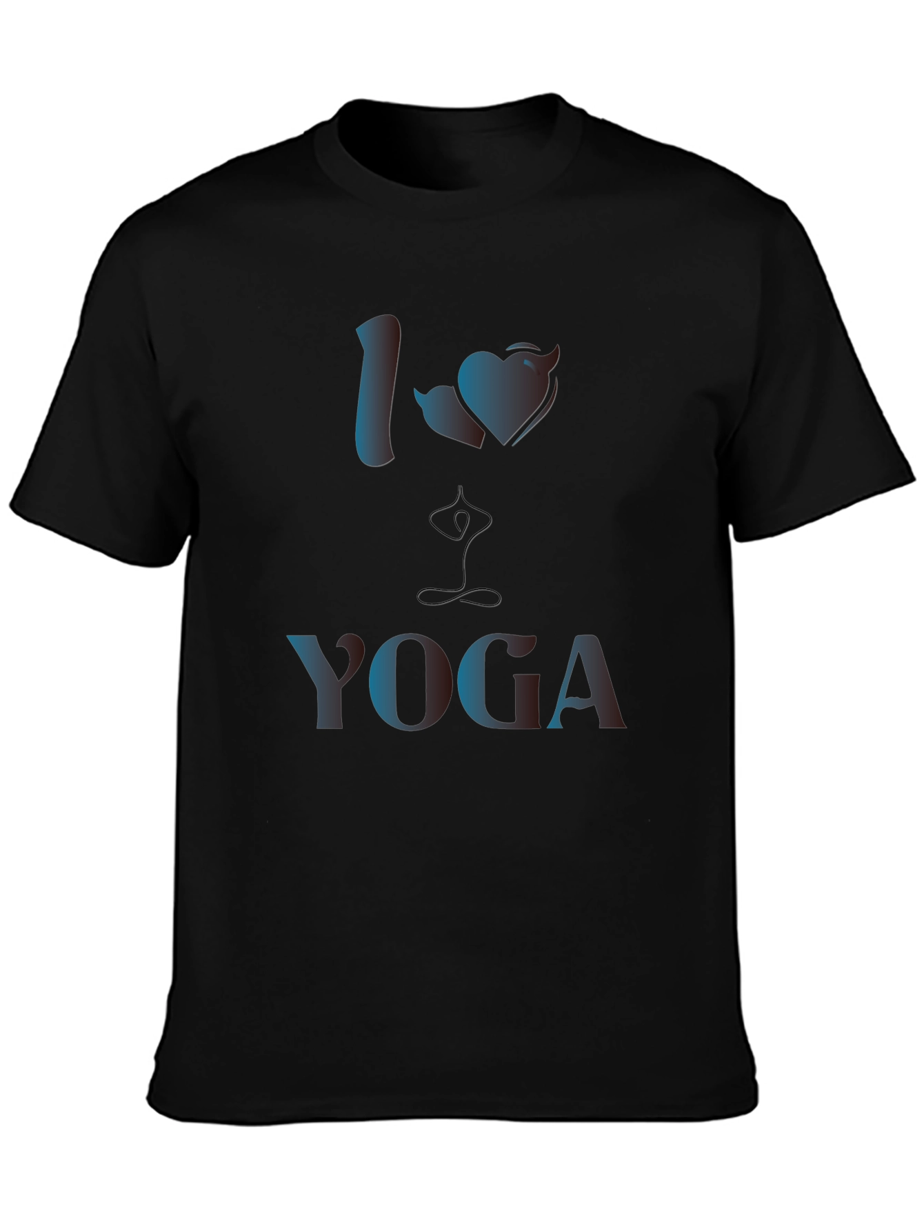 I Love Yoga Graphic T-Shirt