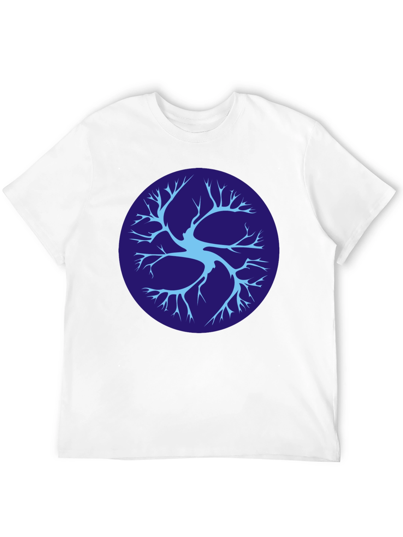 Abstract Tree Graphic Tee - Stylish Comfort