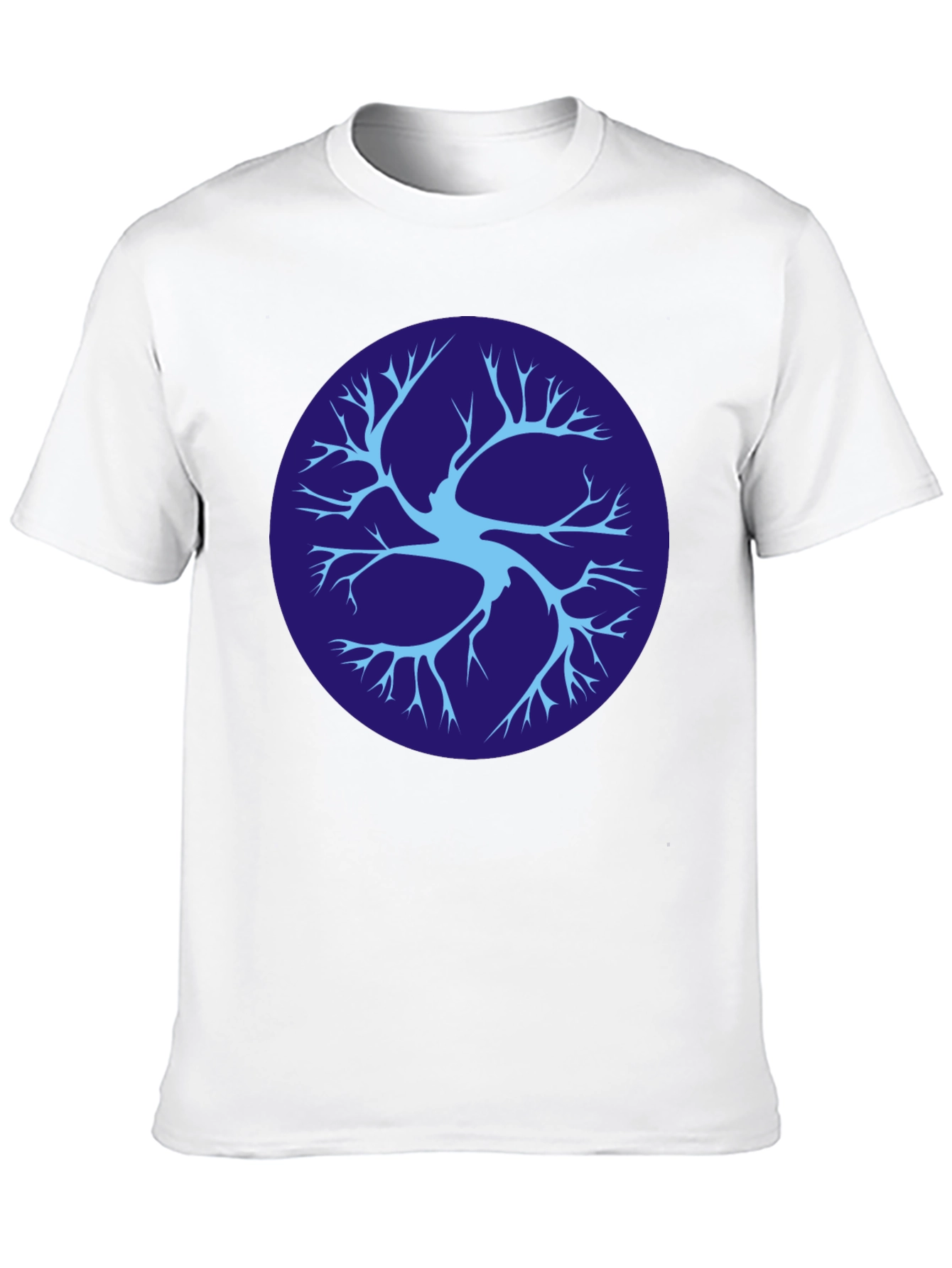 Abstract Tree Graphic Tee - Stylish Comfort