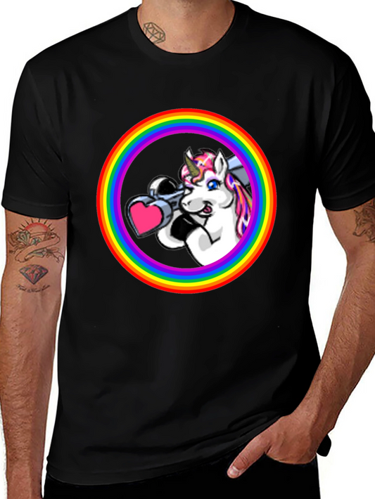 Unicorn Bazooka Rainbow T-Shirt