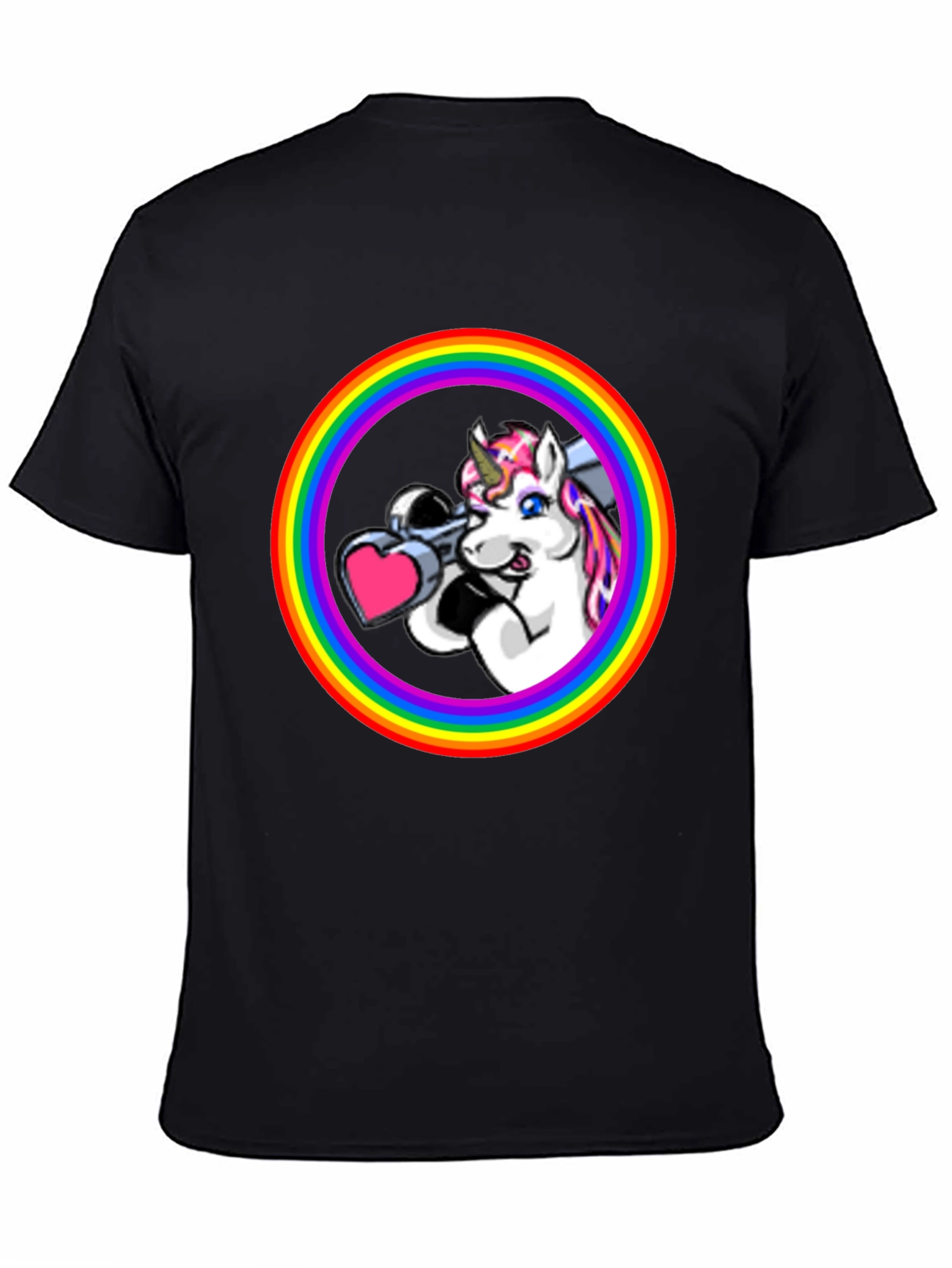 Unicorn Bazooka Rainbow T-Shirt