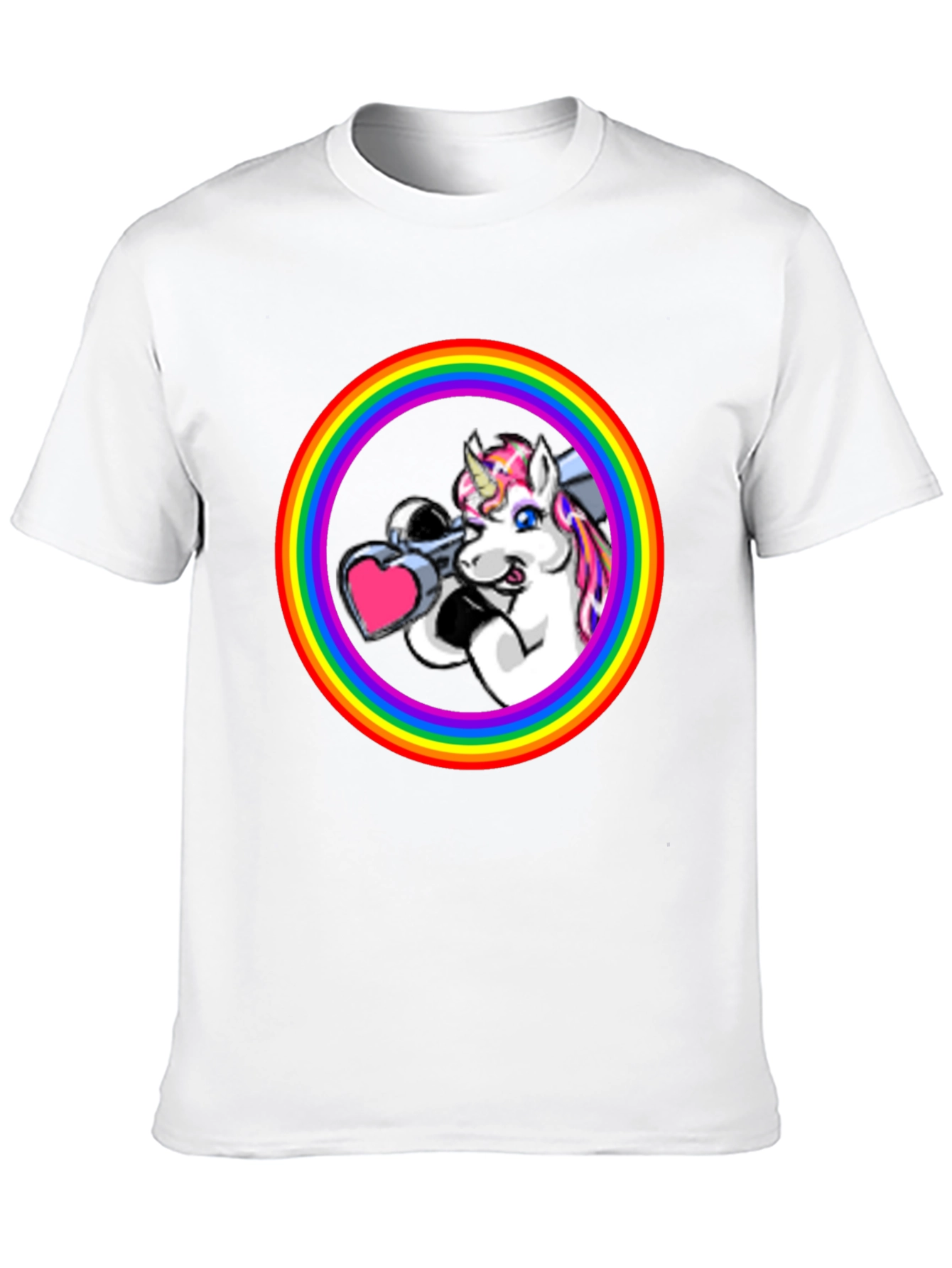 Unicorn Bazooka Rainbow T-Shirt