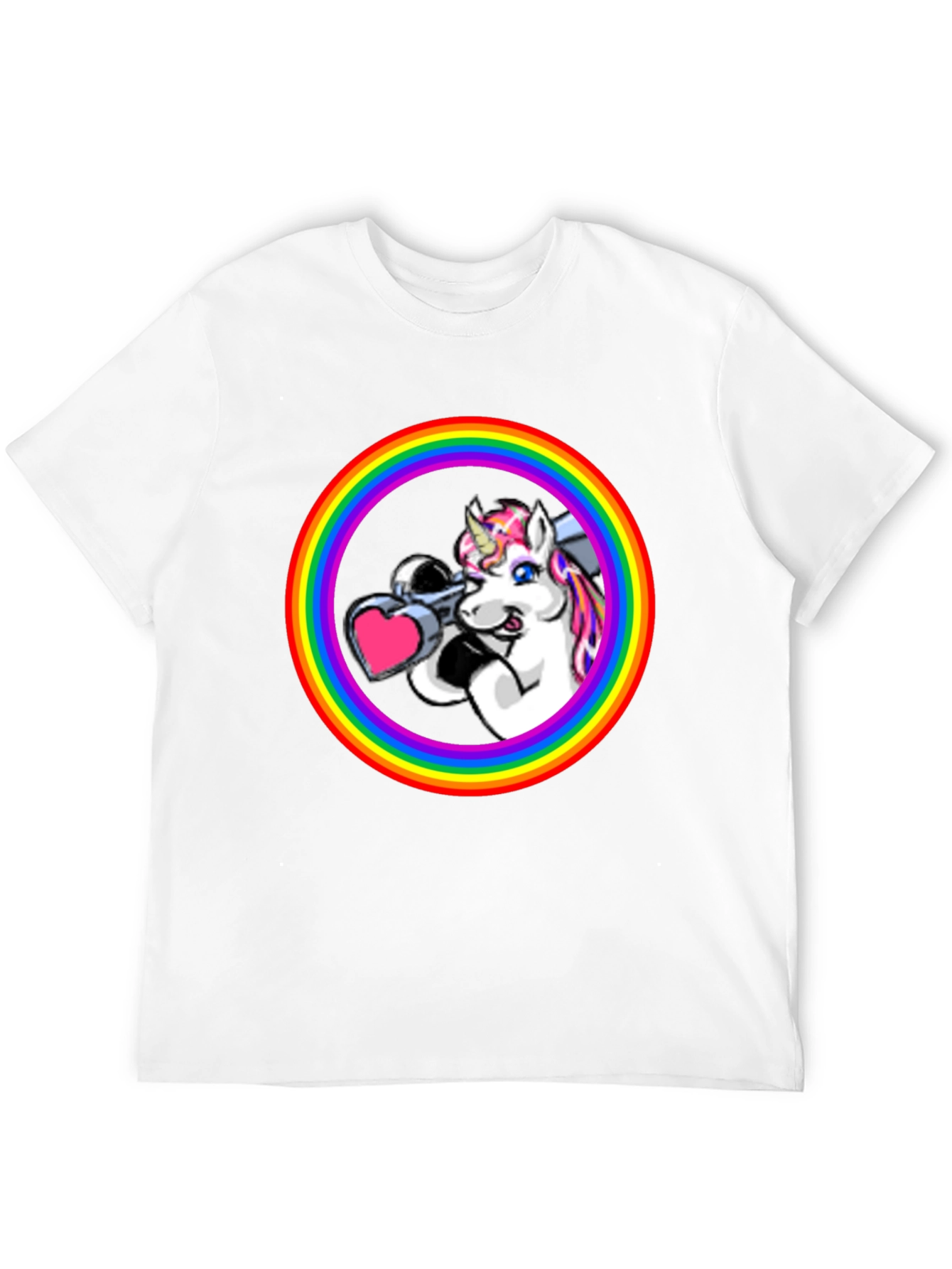 Unicorn Bazooka Rainbow T-Shirt