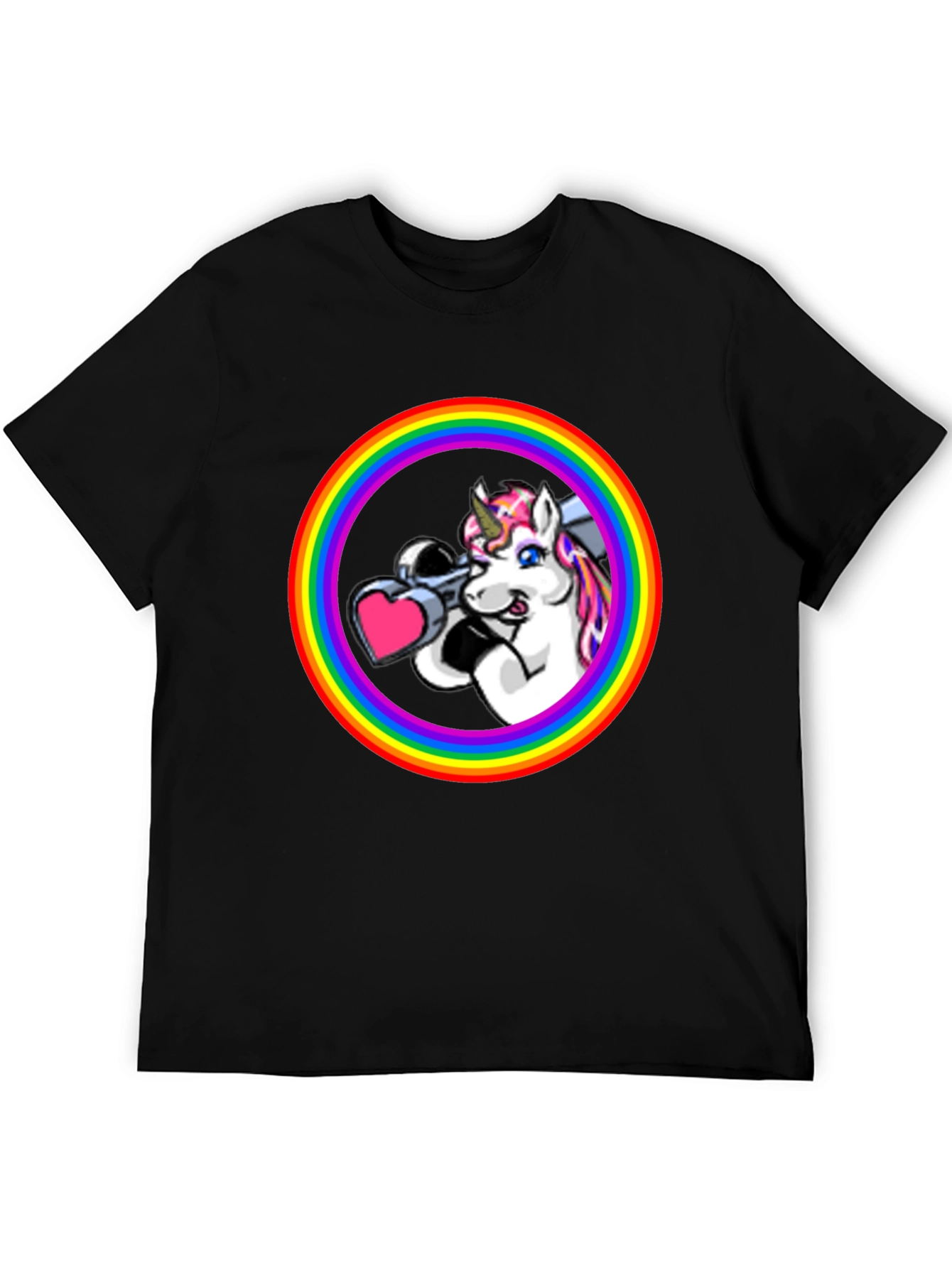 Unicorn Bazooka Rainbow T-Shirt