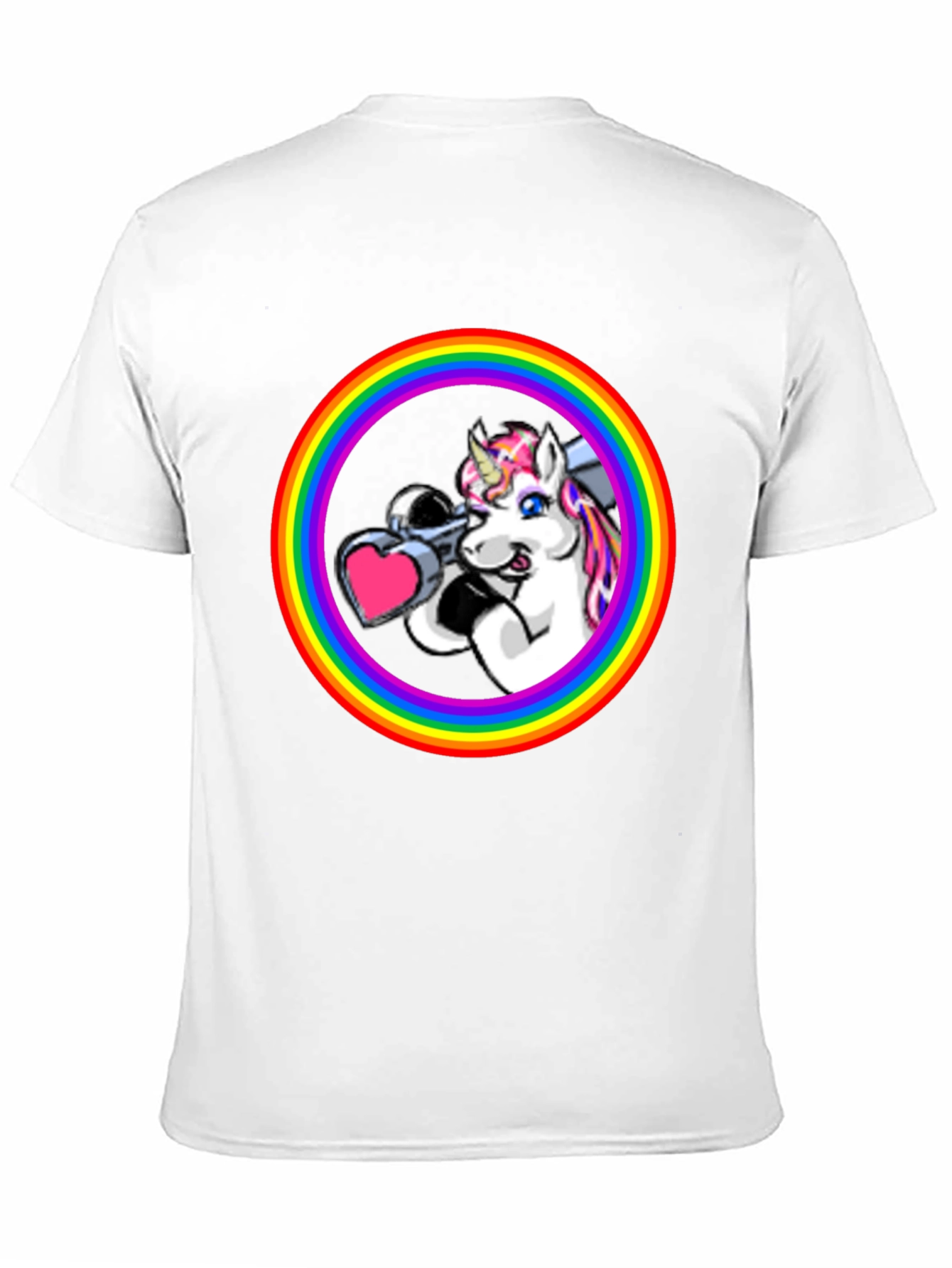 Unicorn Bazooka Rainbow T-Shirt