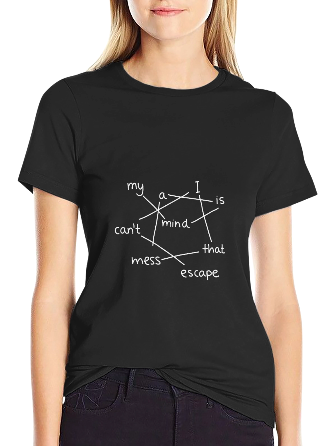 My Mind Is A Mess Funny Graphic Tee