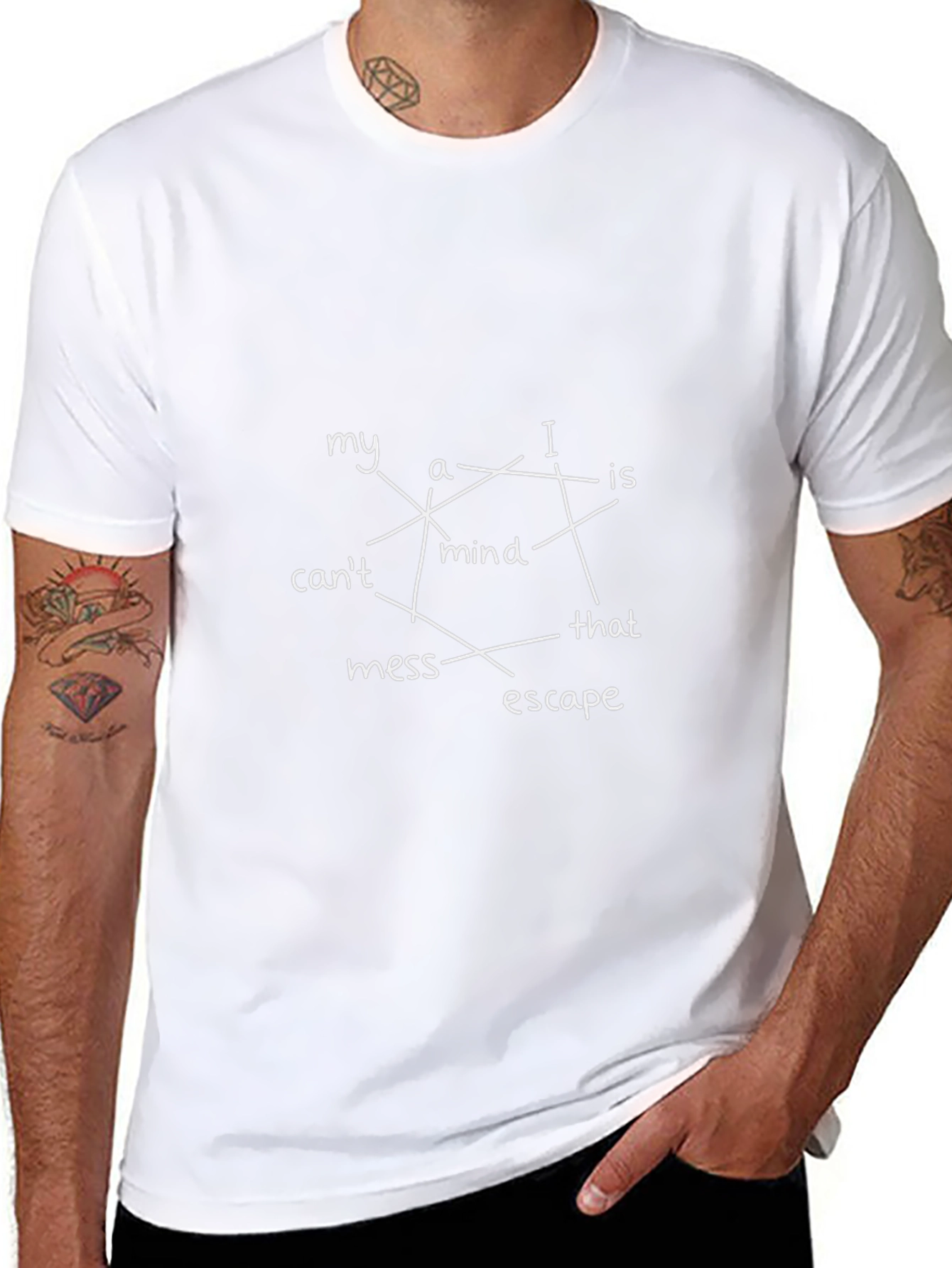 My Mind Is A Mess Funny Graphic Tee