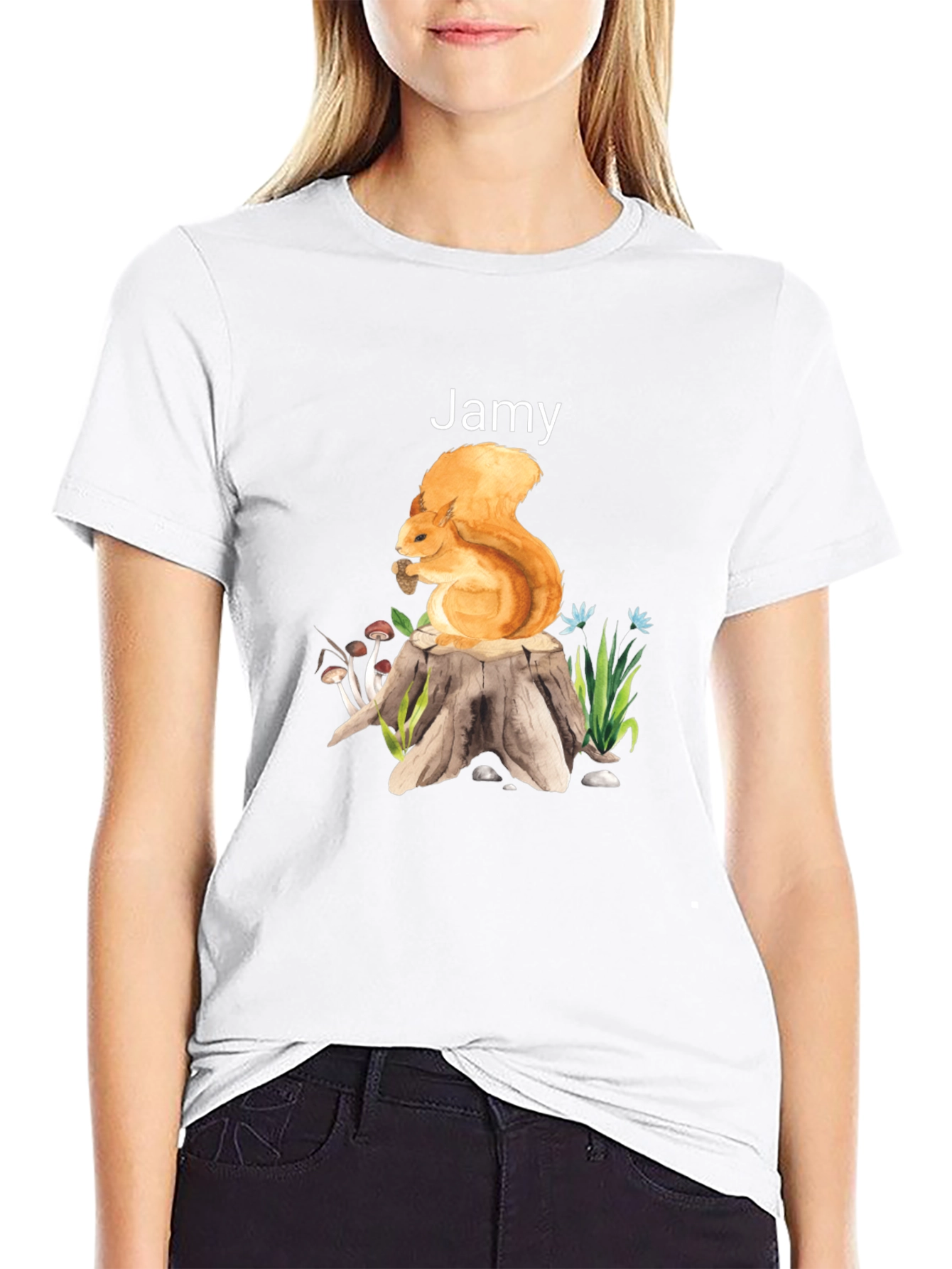 Squirrel Stump Jamy Graphic Tee