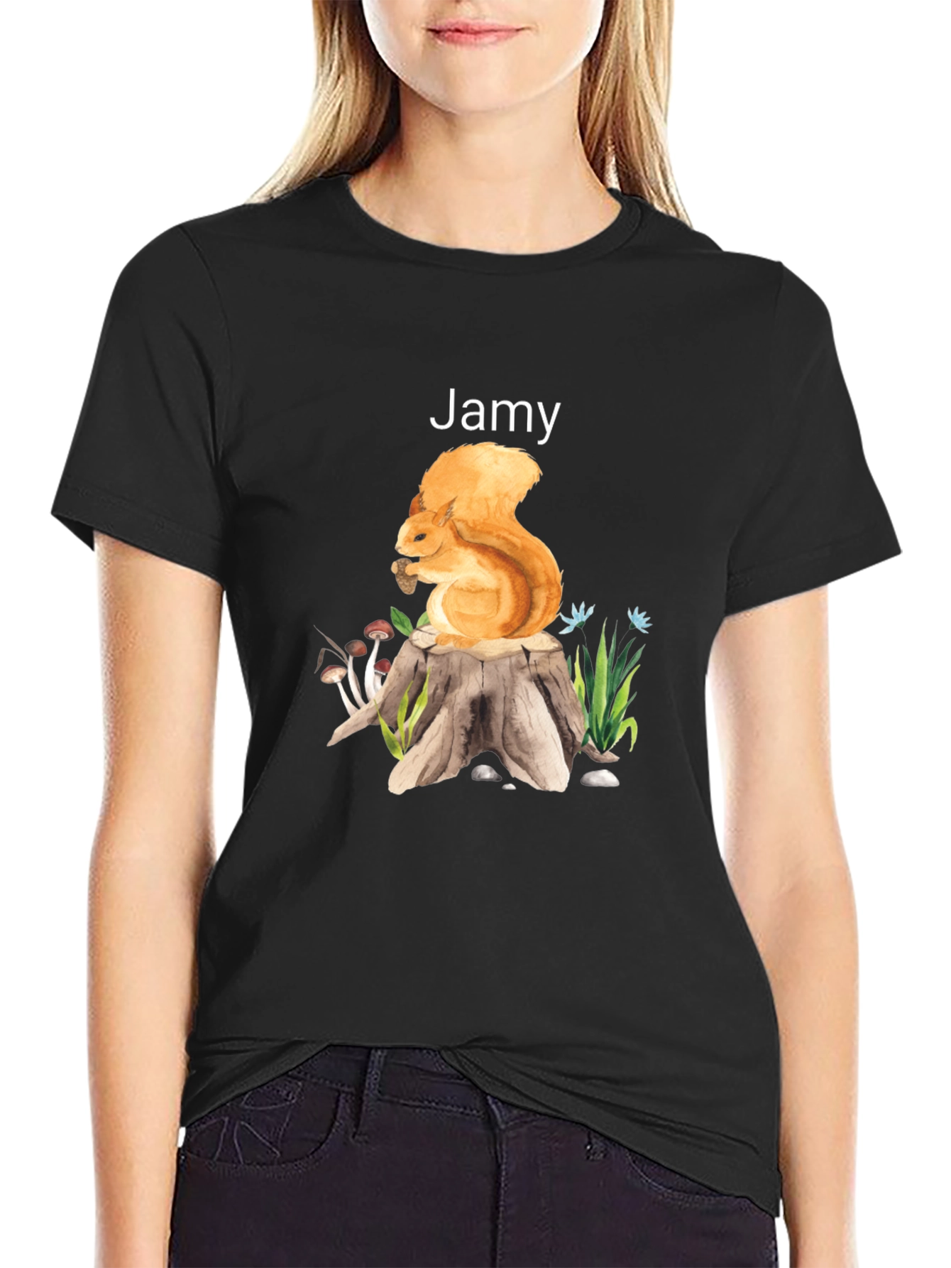 Squirrel Stump Jamy Graphic Tee