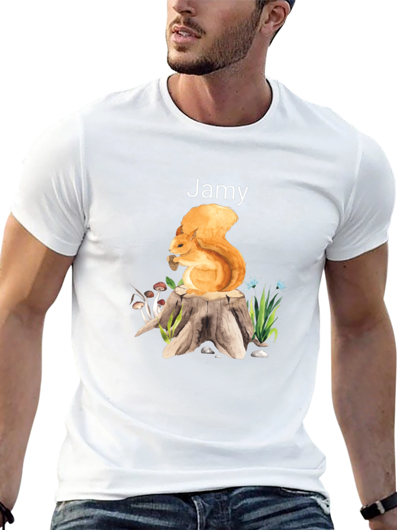 Squirrel Stump Jamy Graphic Tee