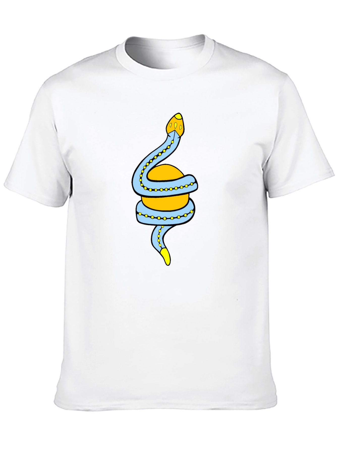 Snake Wrapped Around Orb Graphic Tee