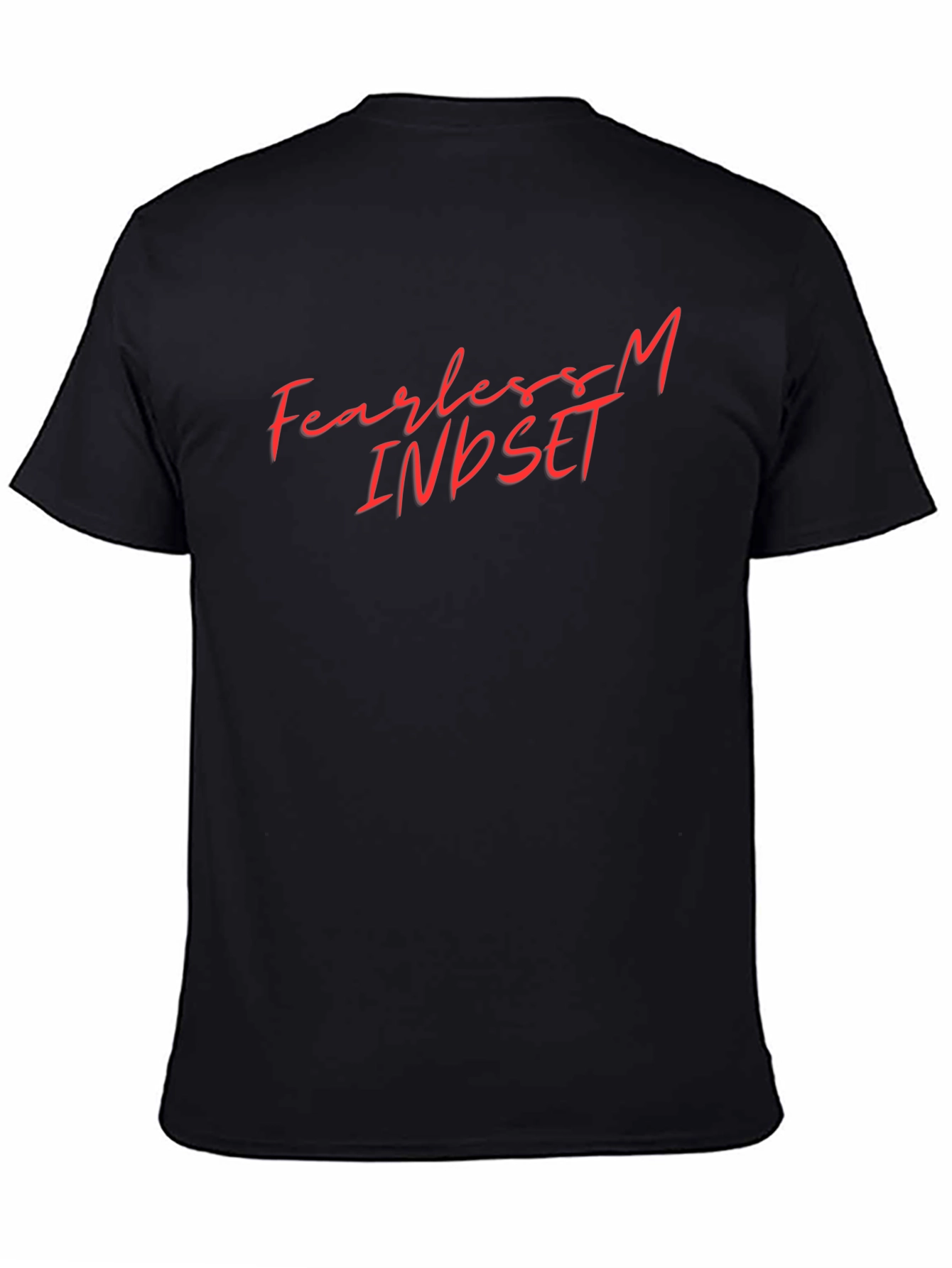 Fearless Mindset Black Graphic Tee