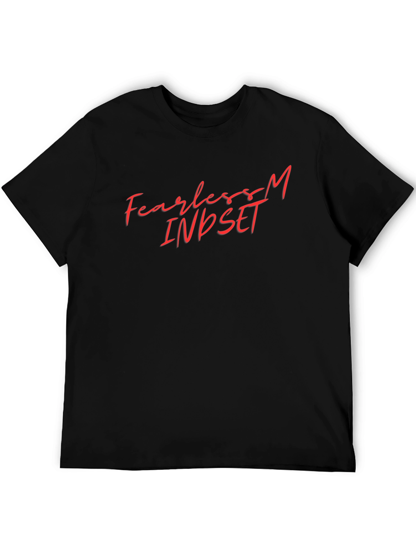 Fearless Mindset Black Graphic Tee