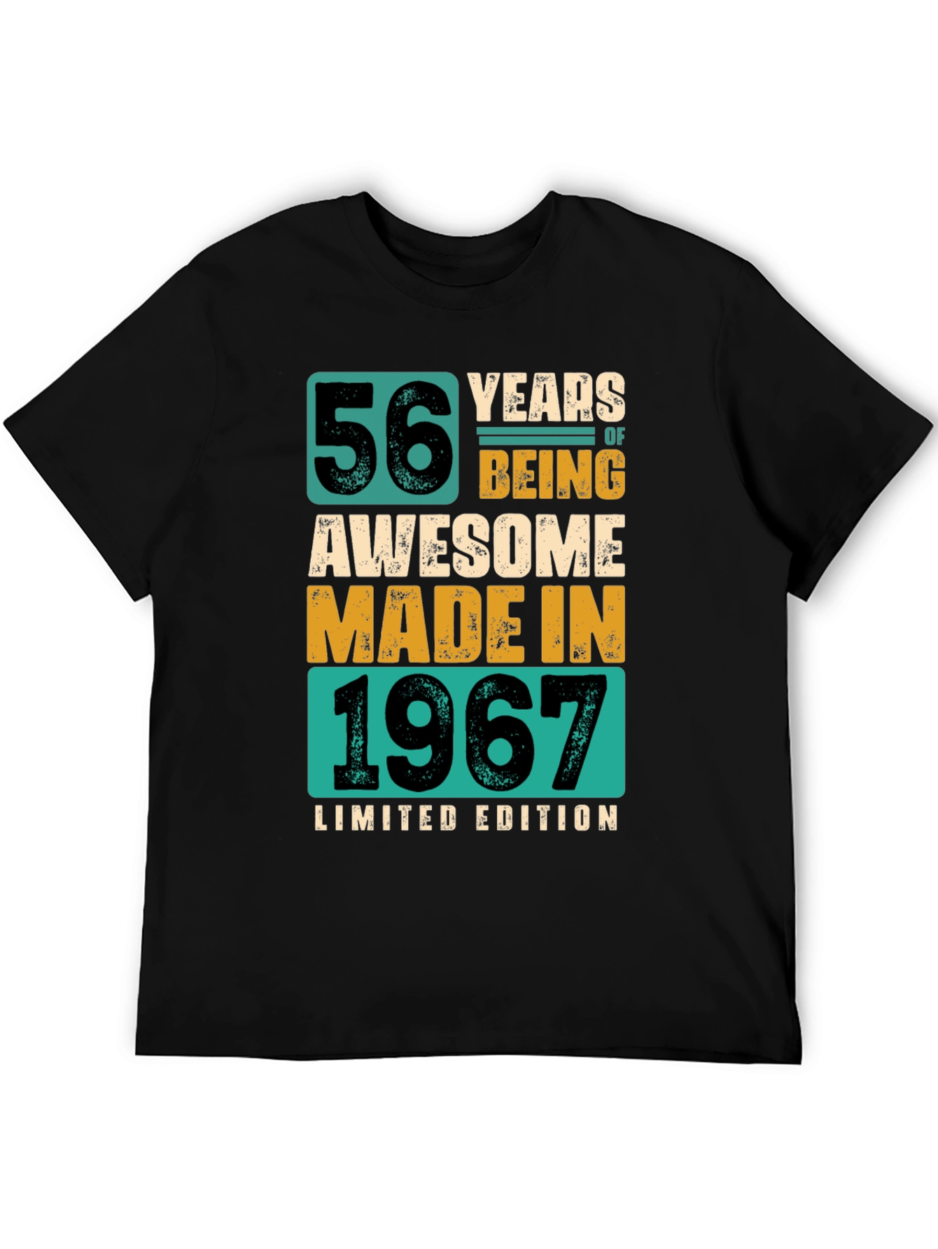 56 Years Awesome 1967 Limited Edition Graphic T-Shirt